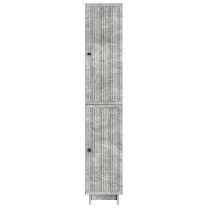 Σέτ Ντουλαπιών 2 pcs Γκρι Σκυροδέματος 34,5 x 33 x 90 εκ. - Pakobazaar