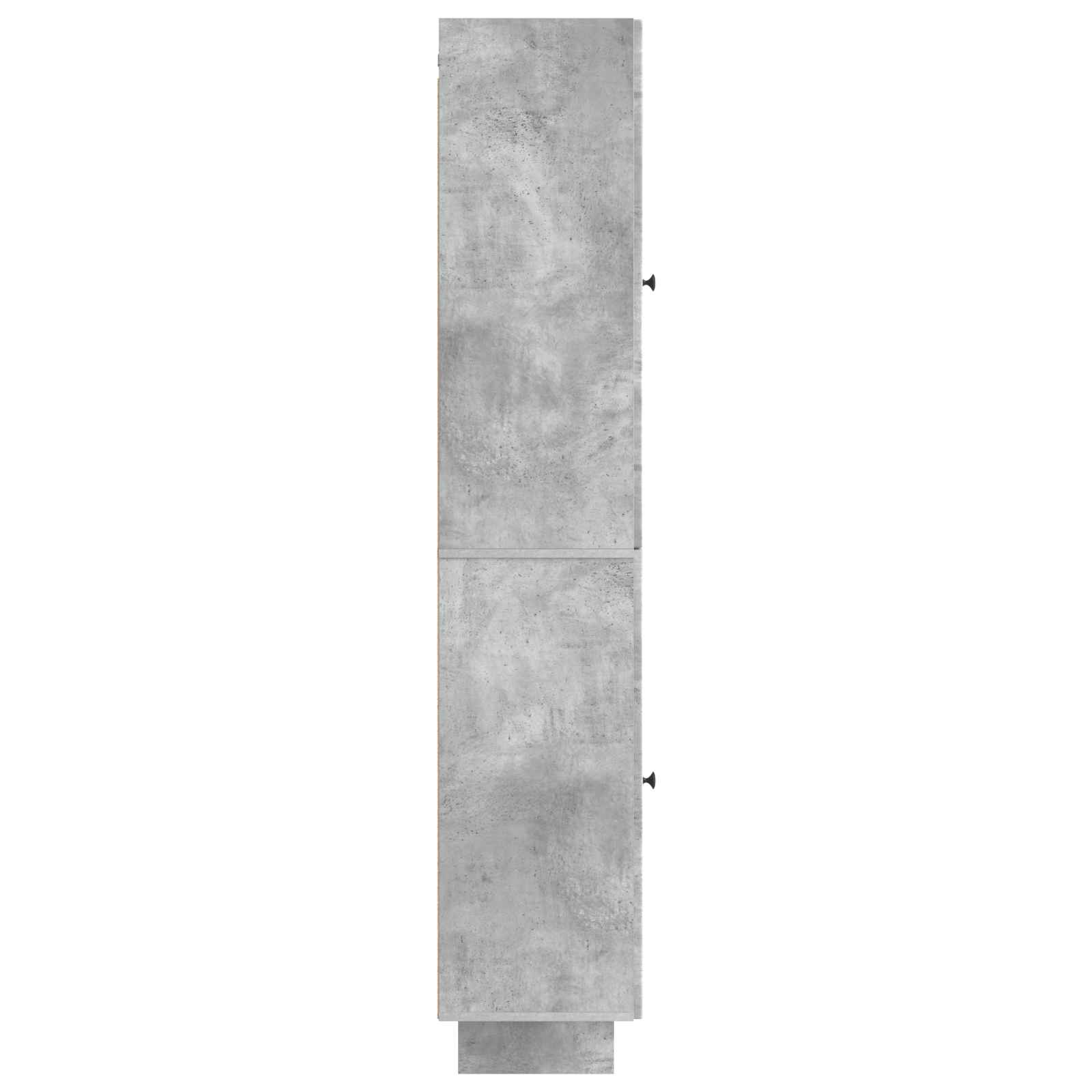 Σέτ Ντουλαπιών 2 pcs Γκρι Σκυροδέματος 34,5 x 33 x 90 εκ. - Pakobazaar