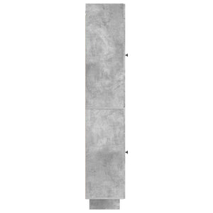 Σέτ Ντουλαπιών 2 pcs Γκρι Σκυροδέματος 34,5 x 33 x 90 εκ. - Pakobazaar
