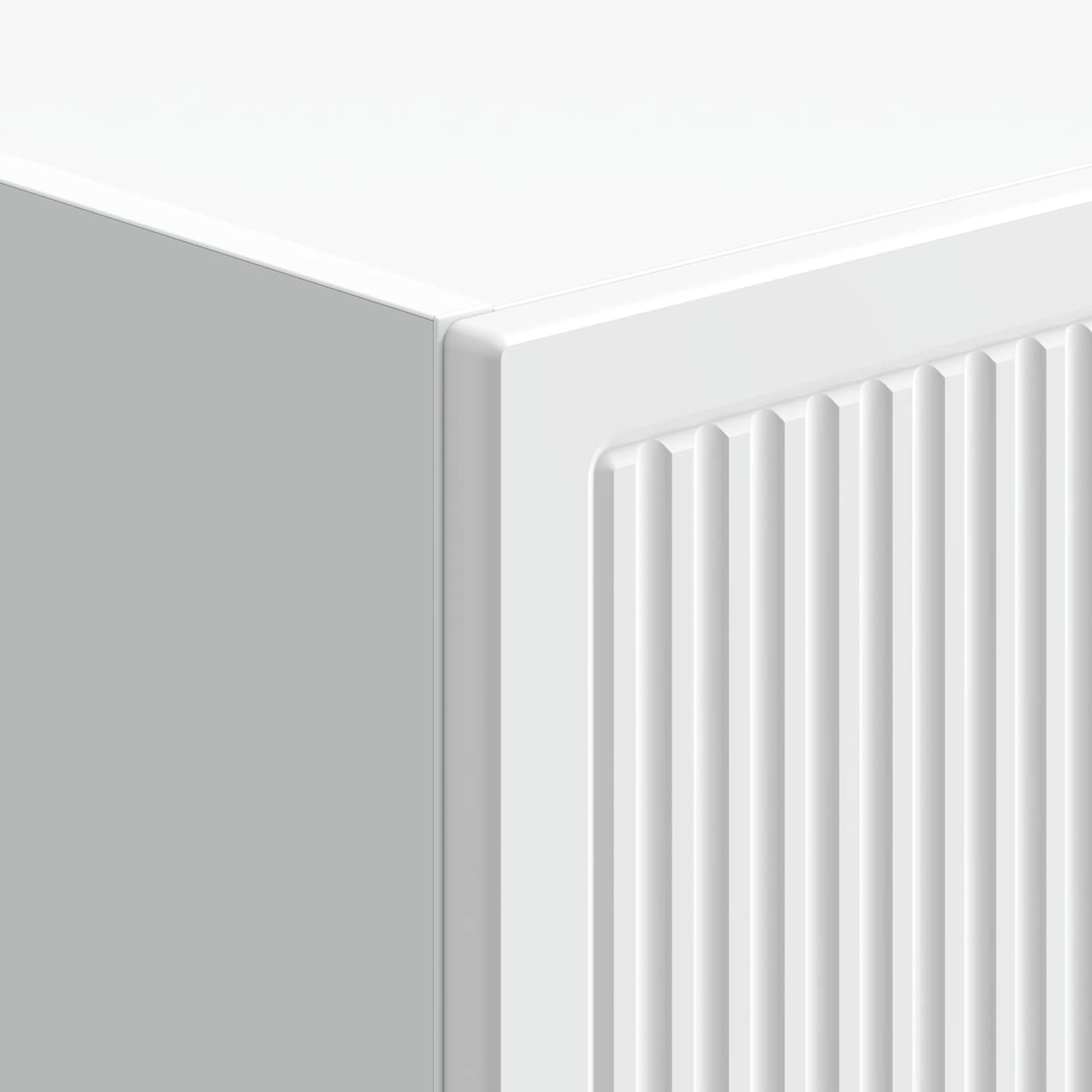 Σέτ Ντουλαπιών 2 pcs Γυαλιστερό Λευκό 34,5 x 33 x 90 εκ. - Pakobazaar