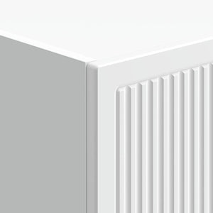 Σέτ Ντουλαπιών 2 pcs Γυαλιστερό Λευκό 34,5 x 33 x 90 εκ. - Pakobazaar