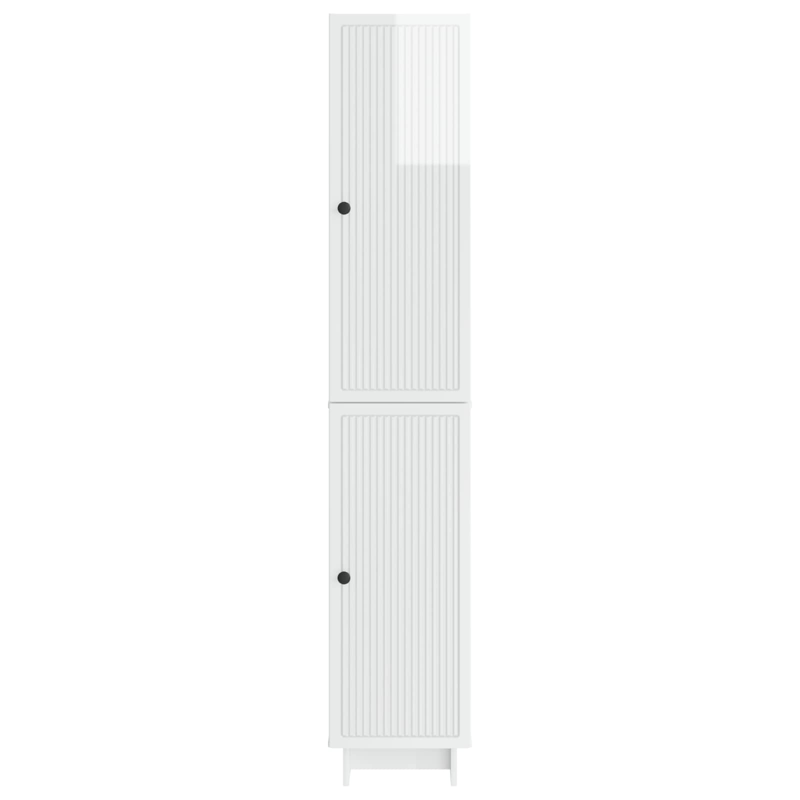 Σέτ Ντουλαπιών 2 pcs Γυαλιστερό Λευκό 34,5 x 33 x 90 εκ. - Pakobazaar