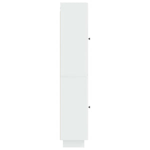 Σέτ Ντουλαπιών 2 pcs Γυαλιστερό Λευκό 34,5 x 33 x 90 εκ. - Pakobazaar