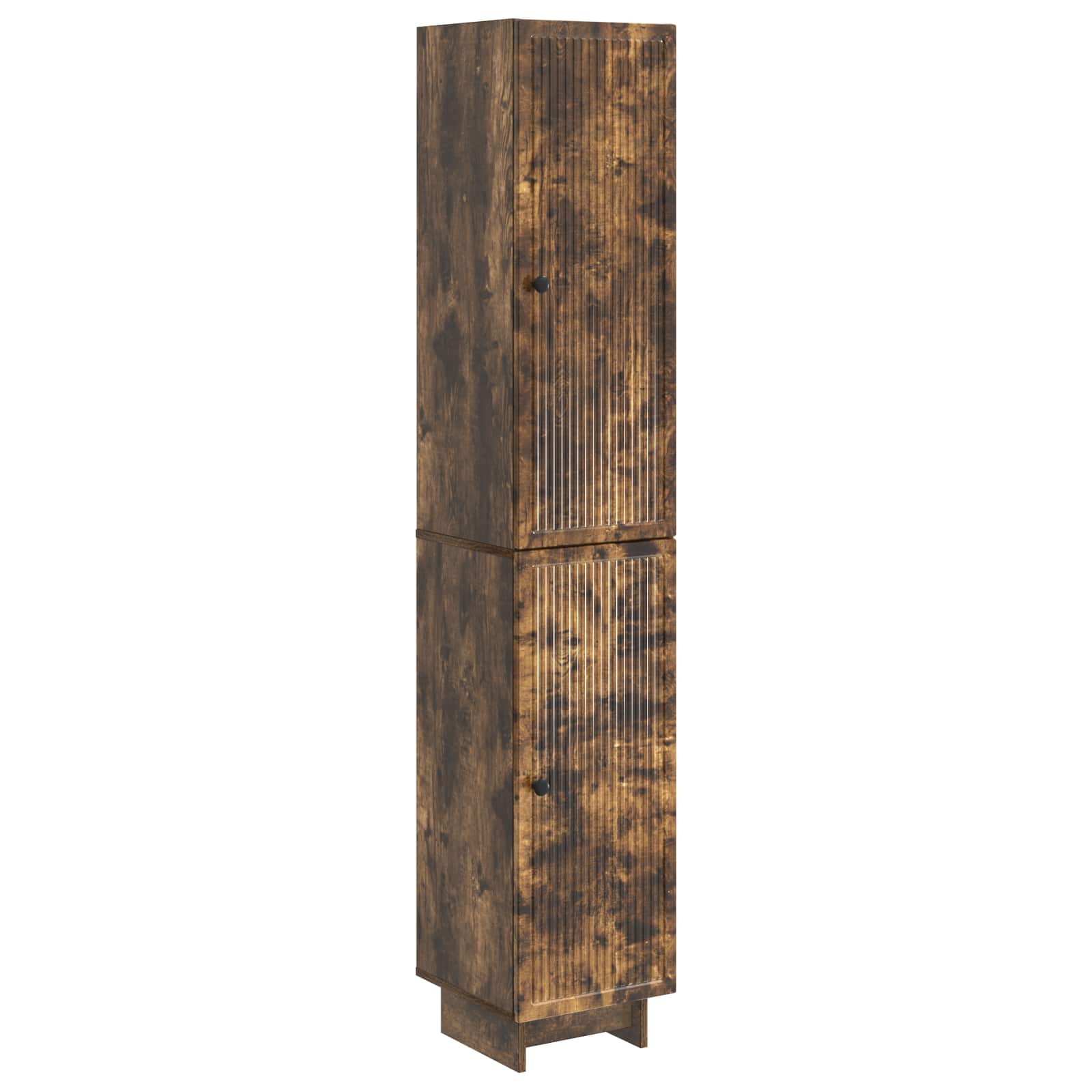 Σέτ Ντουλαπιών 2 pcs Καπνισμένο Ξύλο Δρυός 34,5 x 33 x 90 εκ. - Pakobazaar