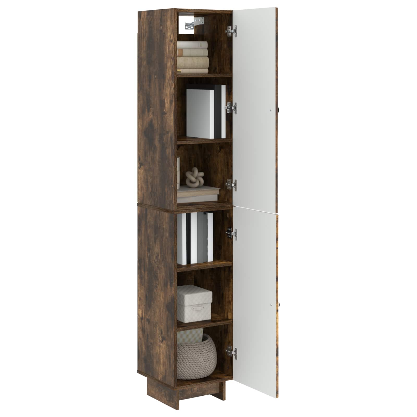 Σέτ Ντουλαπιών 2 pcs Καπνισμένο Ξύλο Δρυός 34,5 x 33 x 90 εκ. - Pakobazaar