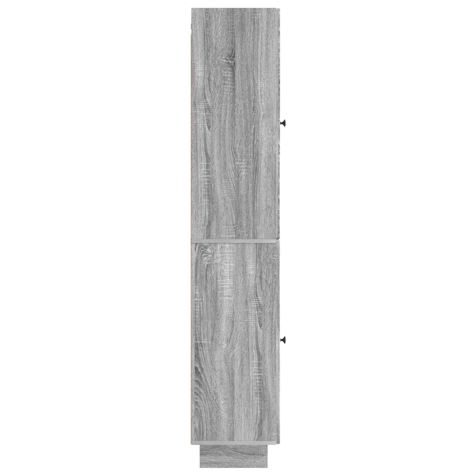 Σέτ Ντουλαπιών 2 pcs Γκρι Sonoma 34,5 x 33 x 90 εκ. - Pakobazaar