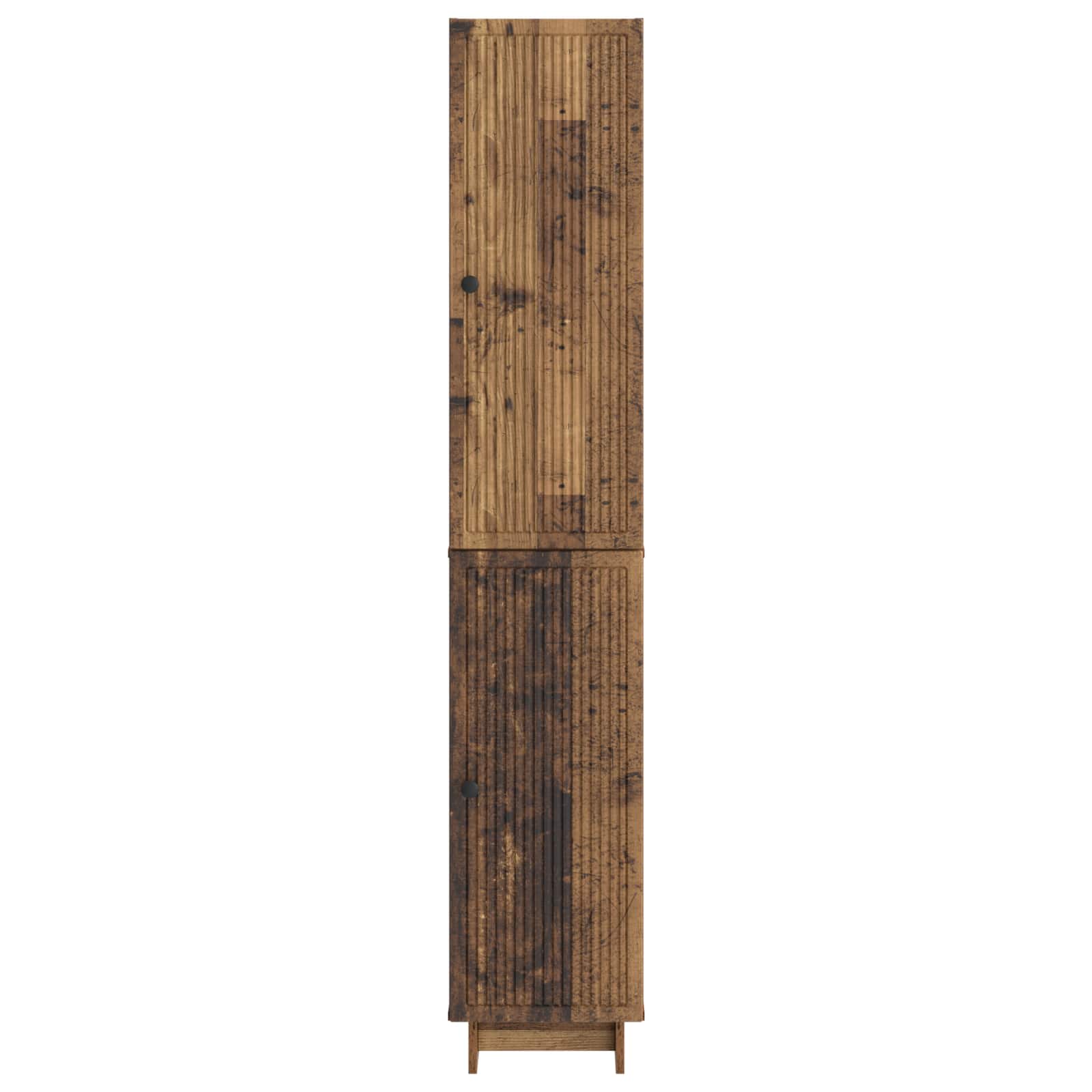 Σέτ Ντουλαπιών 2 pcs Παλαιωμένο ξύλο 34,5 x 33 x 90 εκ. - Pakobazaar