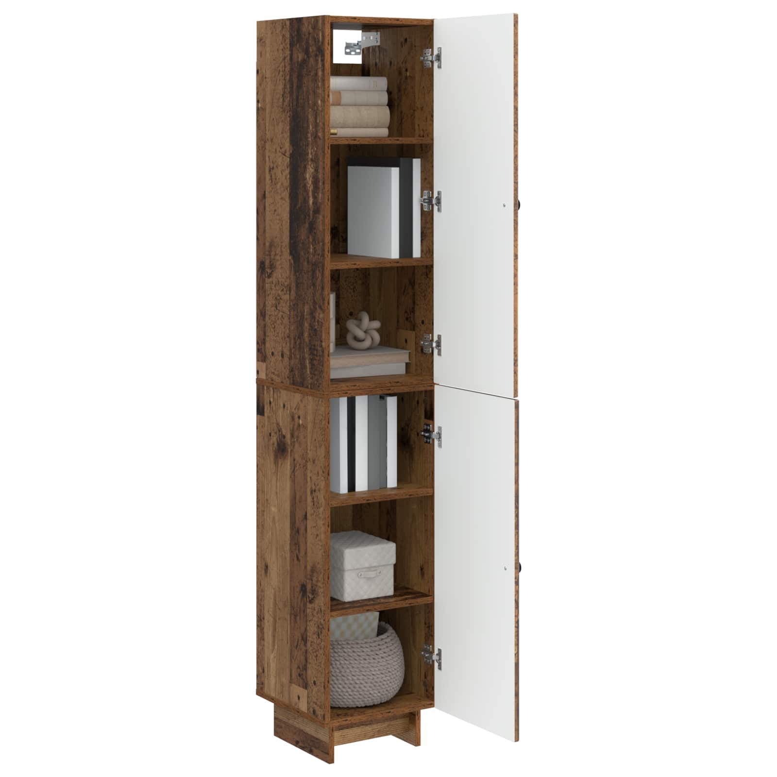 Σέτ Ντουλαπιών 2 pcs Παλαιωμένο ξύλο 34,5 x 33 x 90 εκ. - Pakobazaar