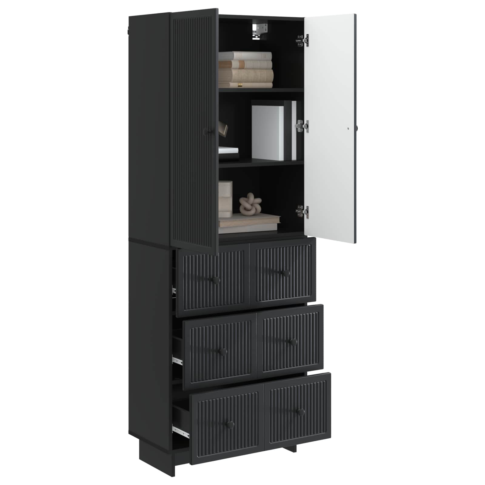 Σέτ Ντουλαπιών 2 pcs 66 x 34,5 x 90 εκ Επεξεργασμένο Ξύλο - Pakobazaar