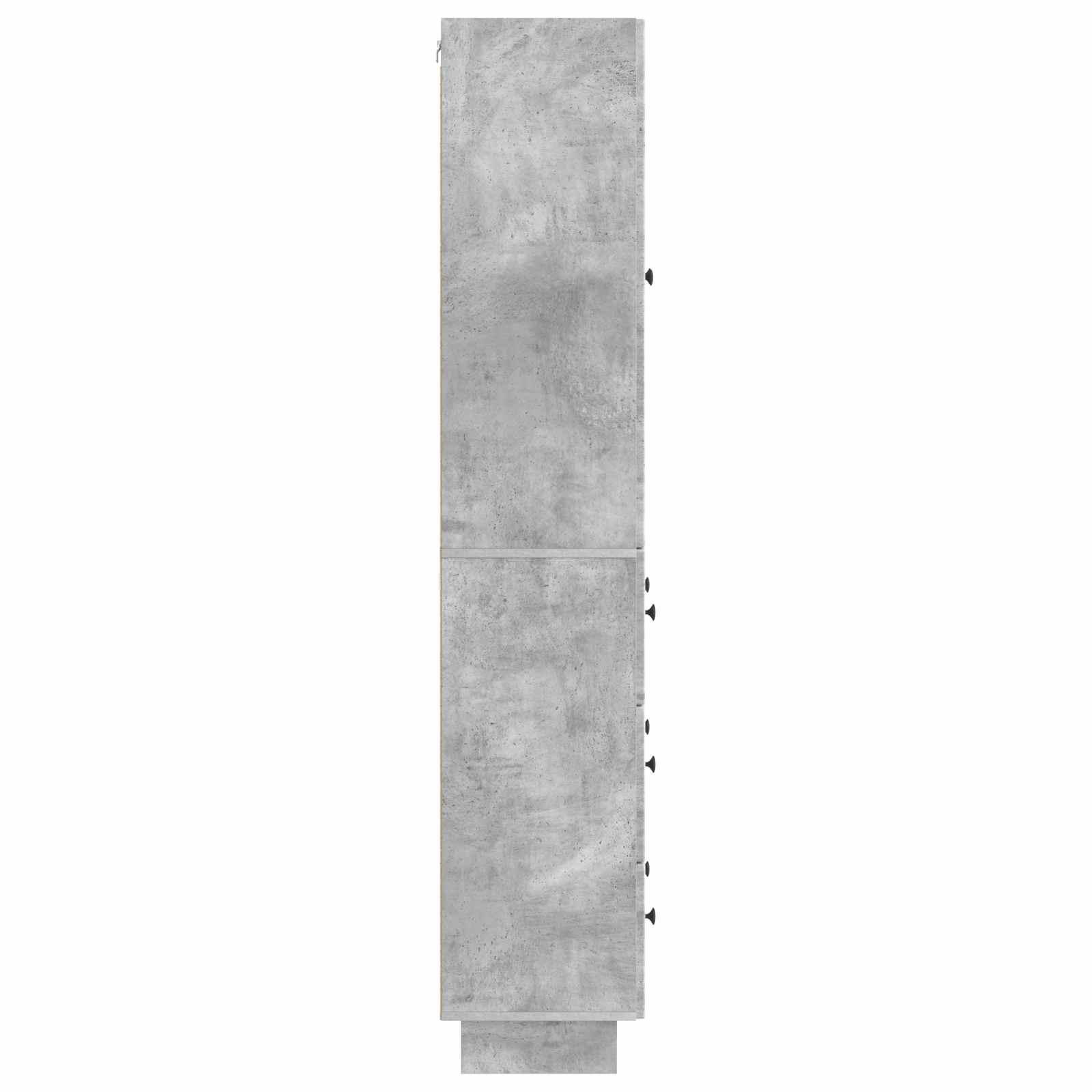 Σέτ Ντουλαπιών 2 pcs Γκρι Σκυροδέματος 66 x 34,5 x 90 εκ - Pakobazaar