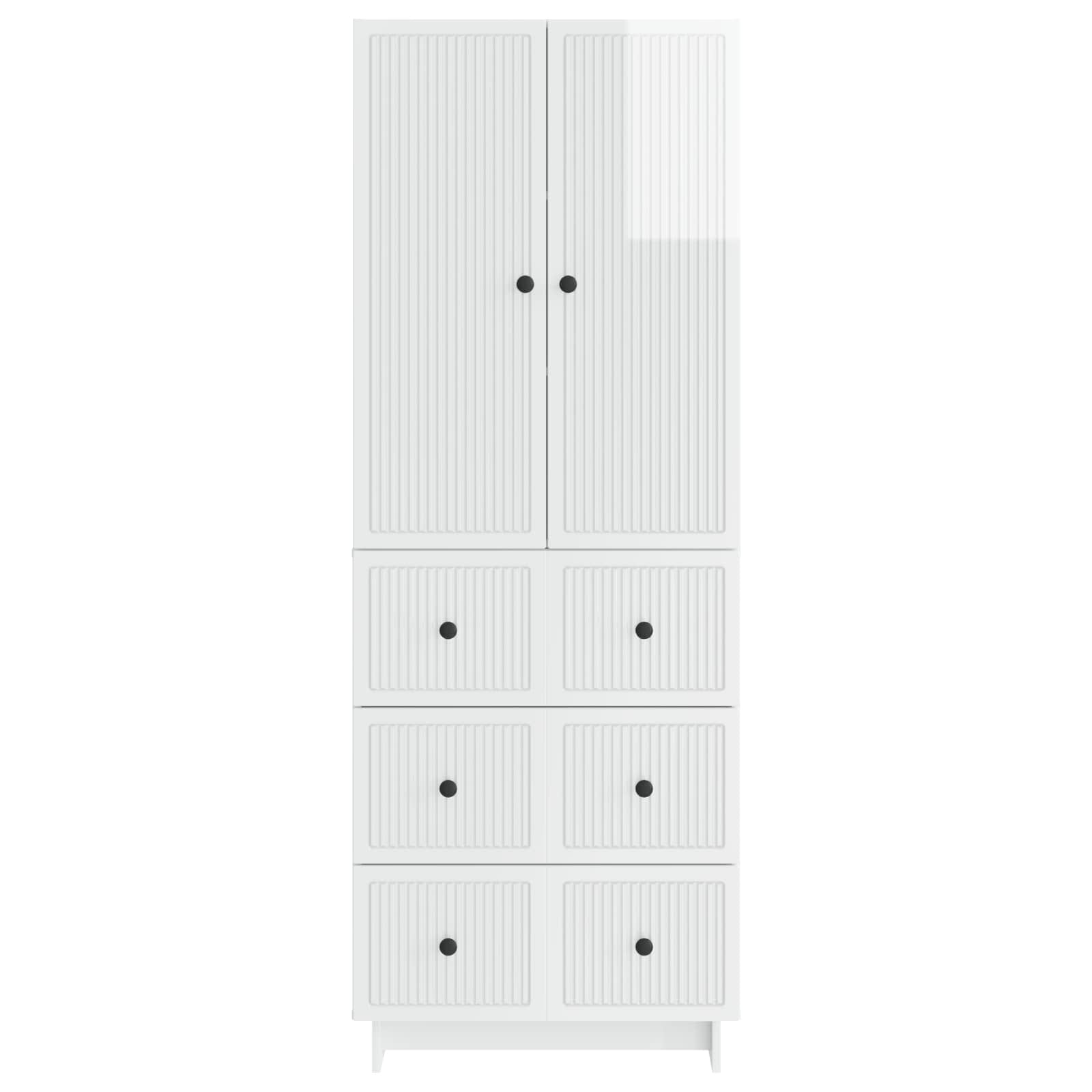 Σέτ Ντουλαπιών 2 pcs 66 x 34,5 x 90 εκ Επεξεργασμένο Ξύλο - Pakobazaar