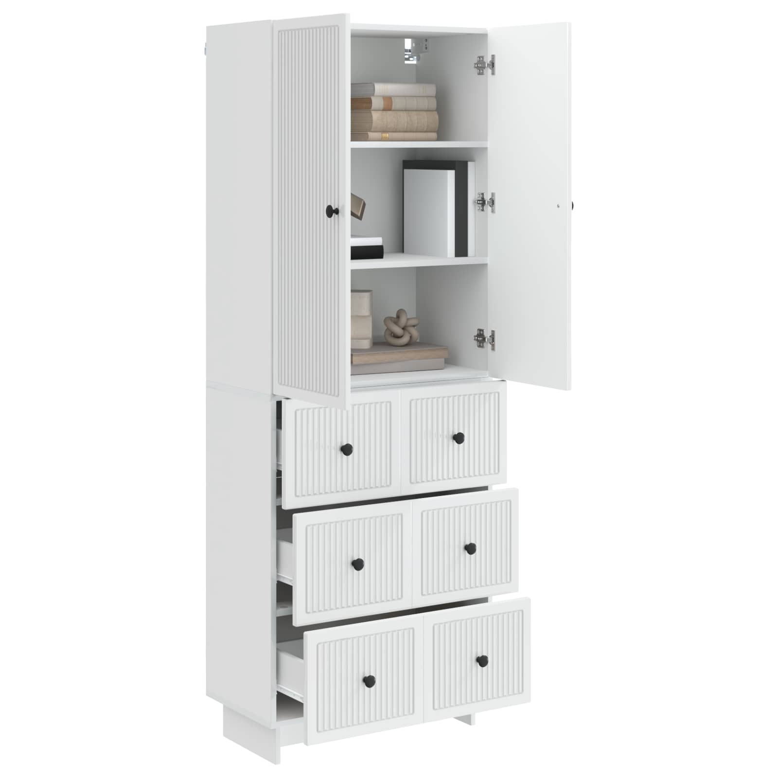 Σέτ Ντουλαπιών 2 pcs 66 x 34,5 x 90 εκ Επεξεργασμένο Ξύλο - Pakobazaar