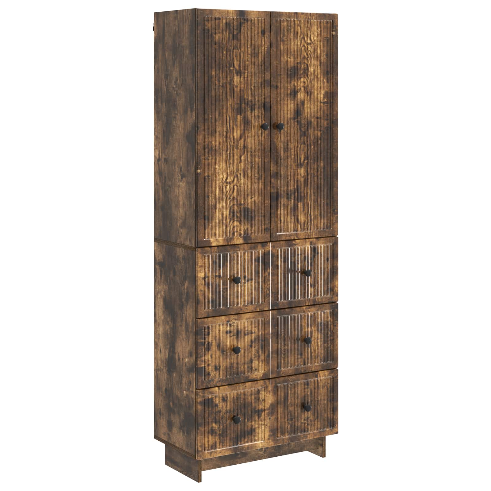 Σέτ Ντουλαπιών 2 pcs 66 x 34,5 x 90 εκ Επεξεργασμένο Ξύλο - Pakobazaar