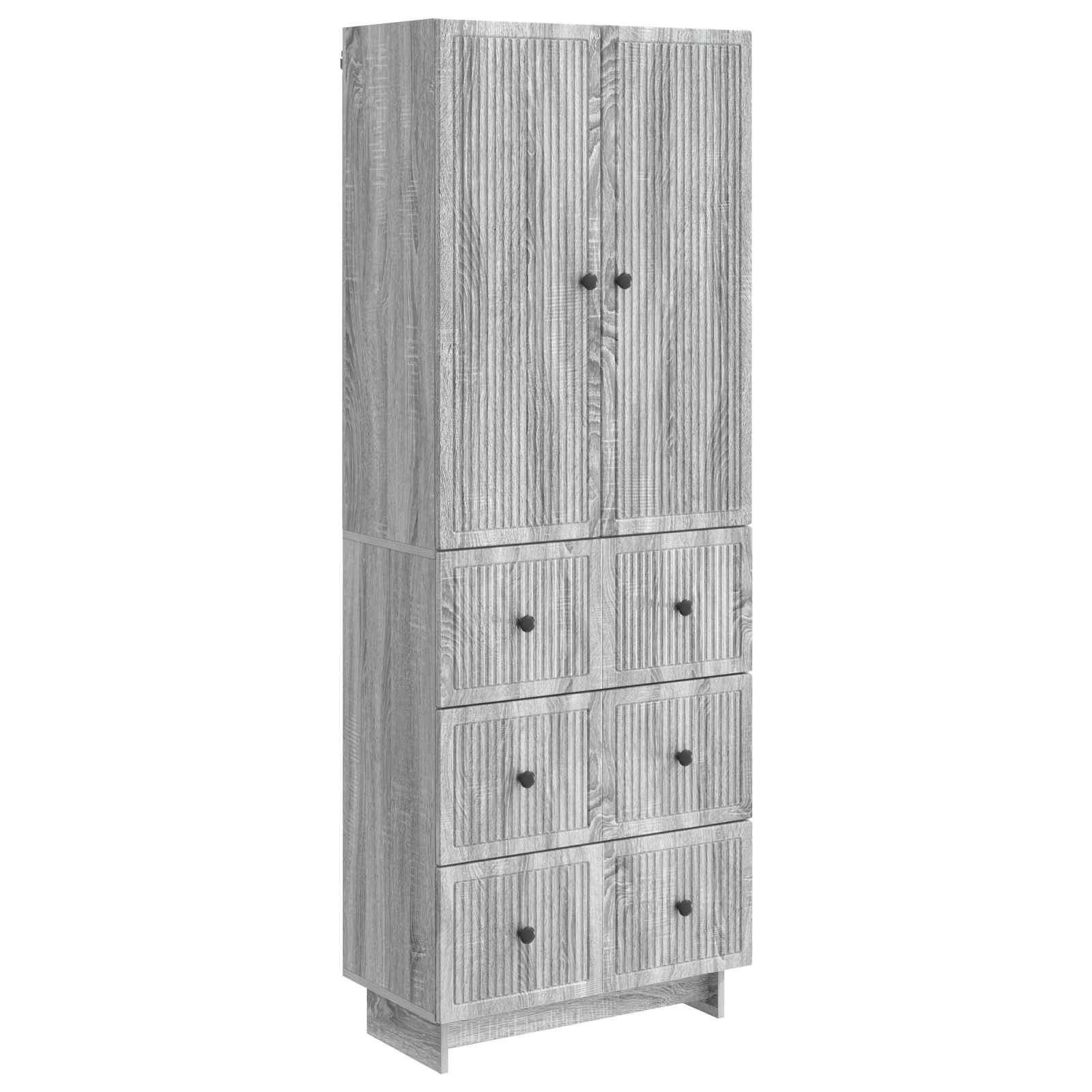 Σέτ Ντουλαπιών 2 pcs 66 x 34,5 x 90 εκ Επεξεργασμένο Ξύλο - Pakobazaar