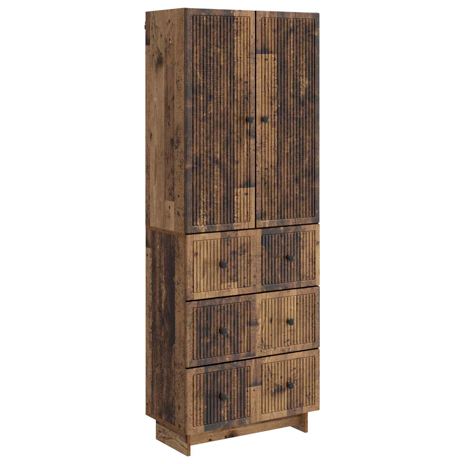Σέτ Ντουλαπιών 2 pcs 66 x 34,5 x 90 εκ Επεξεργασμένο Ξύλο - Pakobazaar