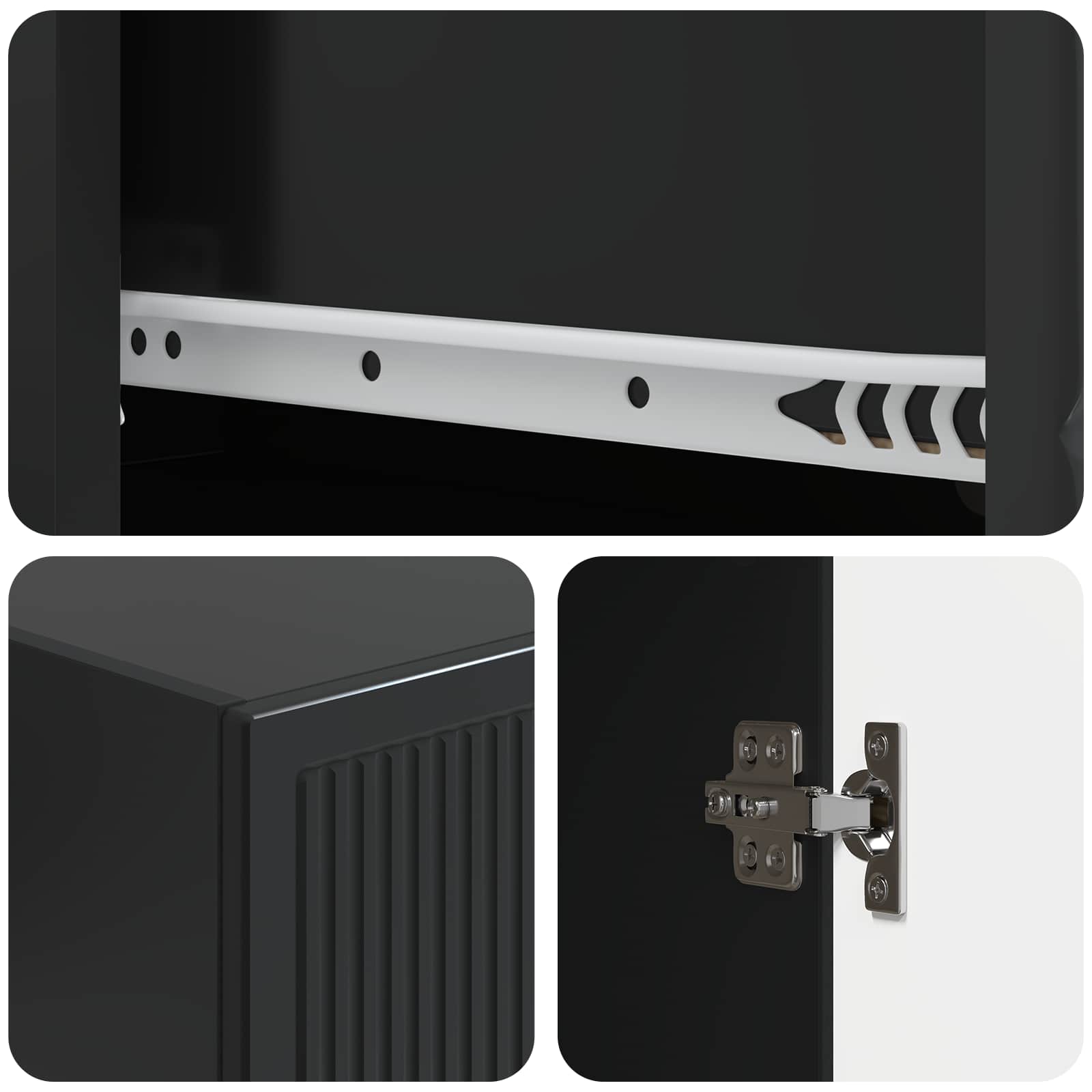 Σέτ Ντουλαπιών 2 pcs 33 x 34,5 x 90 εκ Επεξεργασμένο Ξύλο - Pakobazaar