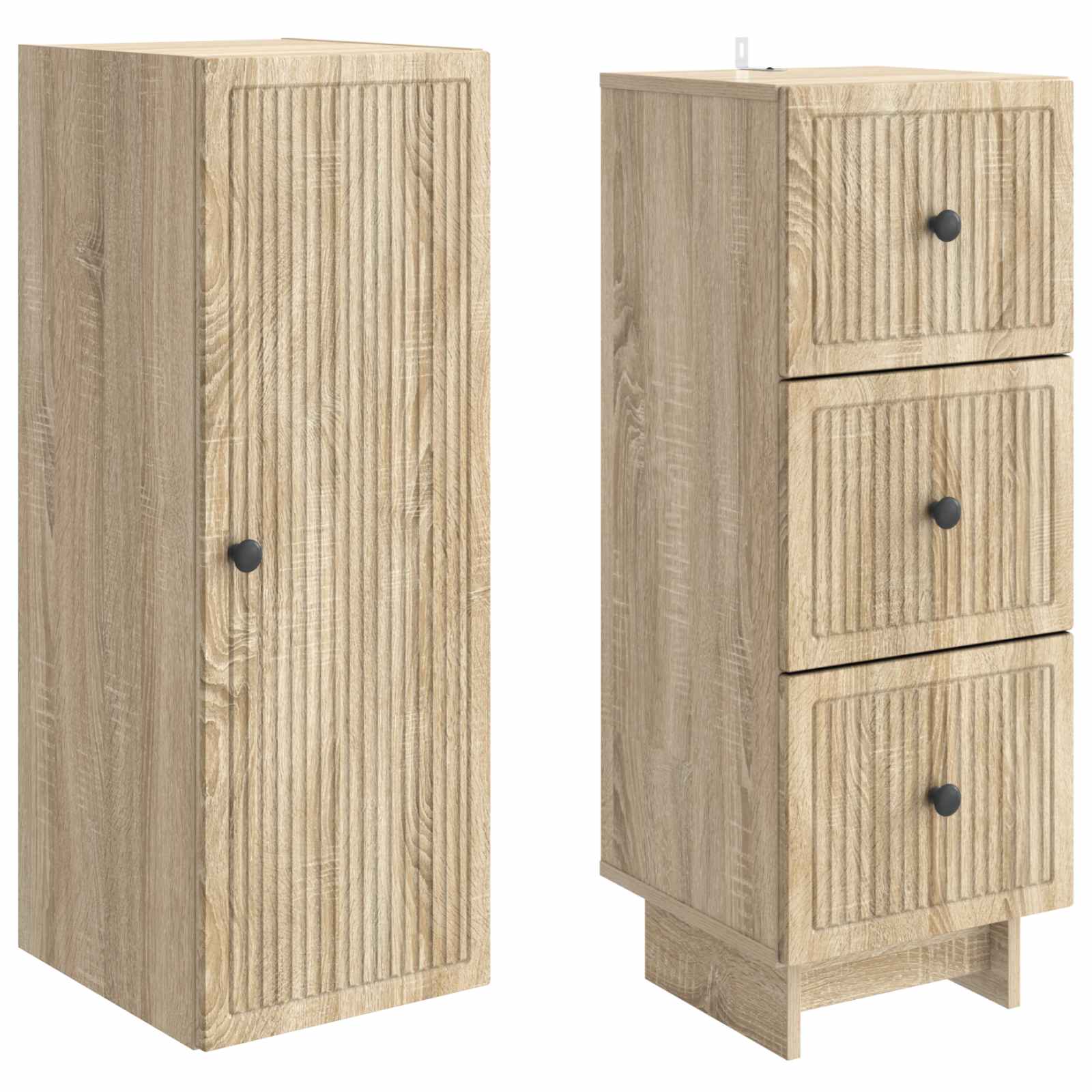 Σέτ Ντουλαπιών 2 pcs 33 x 34,5 x 90 εκ Επεξεργασμένο Ξύλο - Pakobazaar