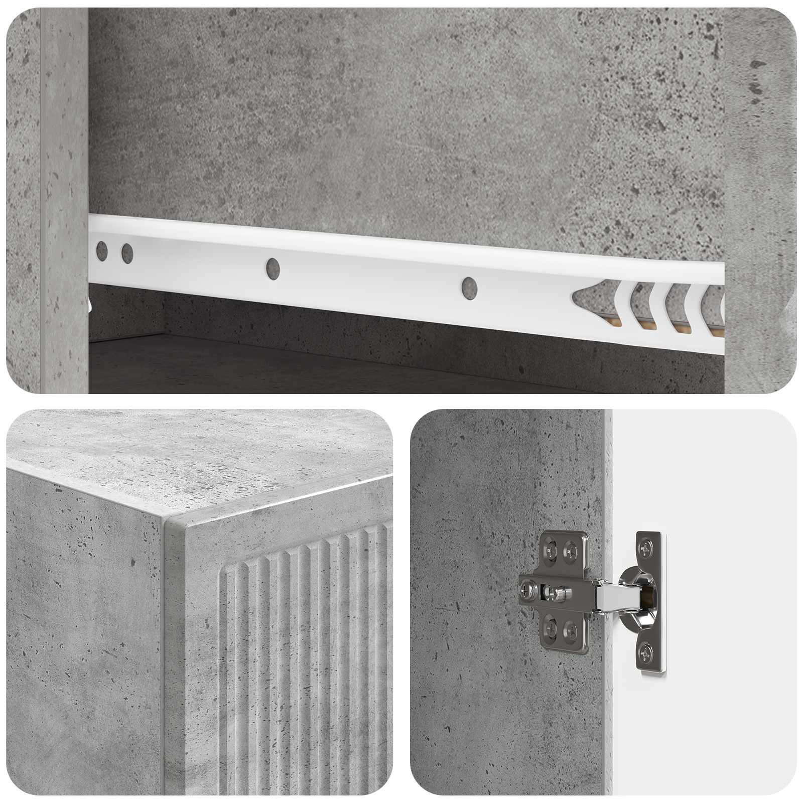 Σέτ Ντουλαπιών 2 pcs 33 x 34,5 x 90 εκ Επεξεργασμένο Ξύλο - Pakobazaar