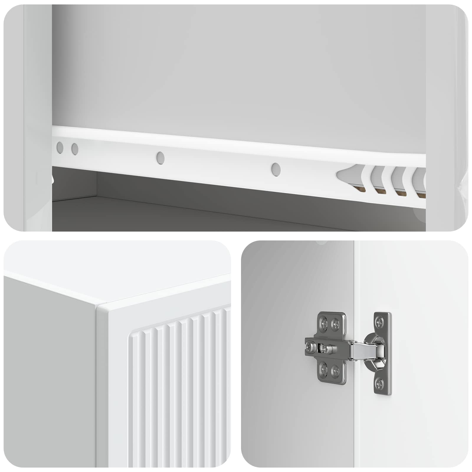 Σέτ Ντουλαπιών 2 pcs 33 x 34,5 x 90 εκ Επεξεργασμένο Ξύλο - Pakobazaar