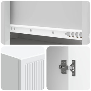 Σέτ Ντουλαπιών 2 pcs 33 x 34,5 x 90 εκ Επεξεργασμένο Ξύλο - Pakobazaar