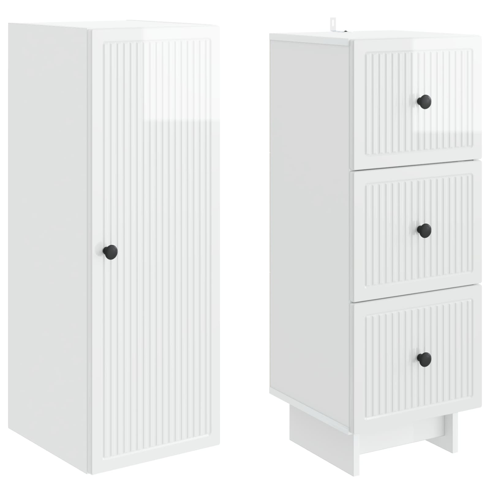 Σέτ Ντουλαπιών 2 pcs 33 x 34,5 x 90 εκ Επεξεργασμένο Ξύλο - Pakobazaar