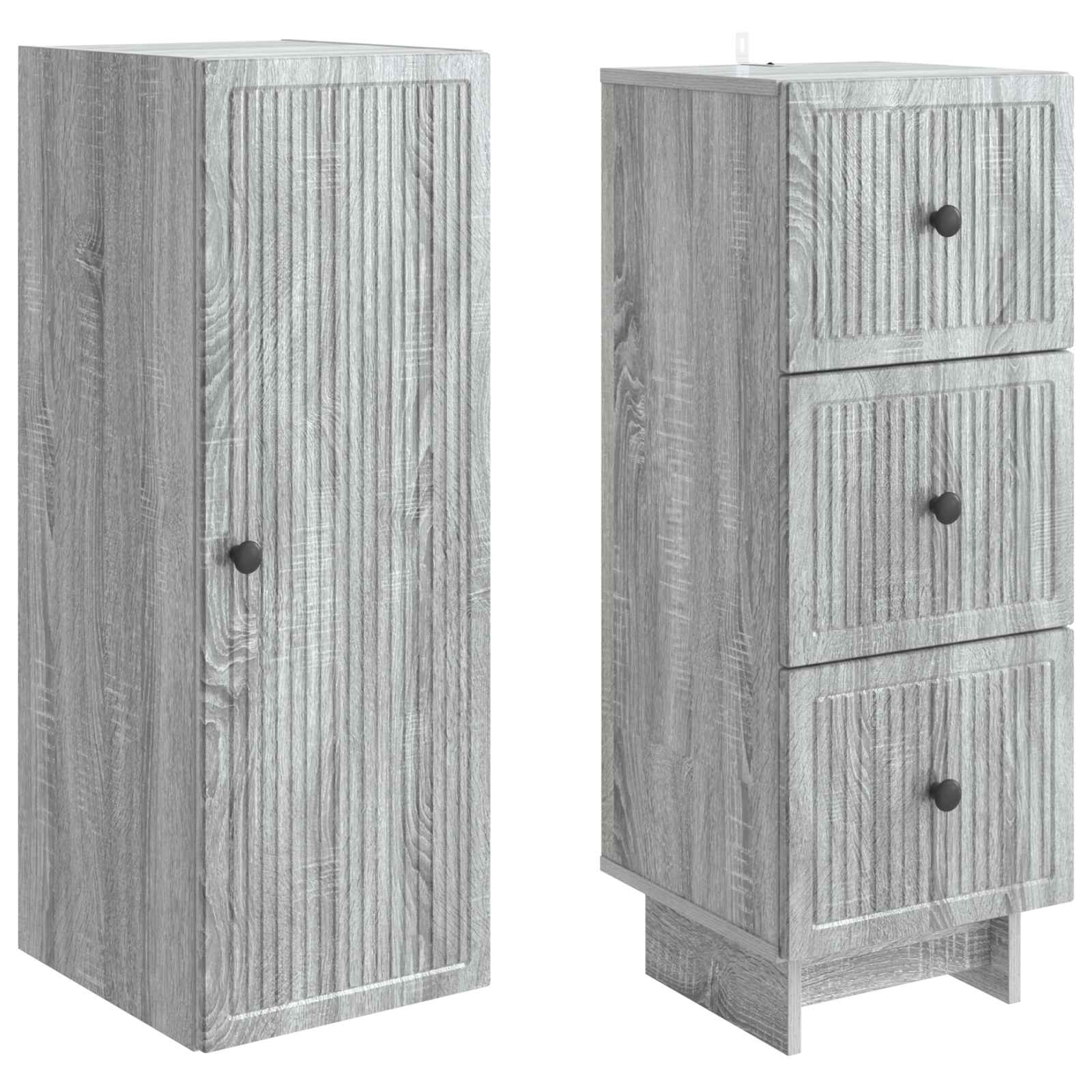 Σέτ Ντουλαπιών 2 pcs 33 x 34,5 x 90 εκ Επεξεργασμένο Ξύλο - Pakobazaar