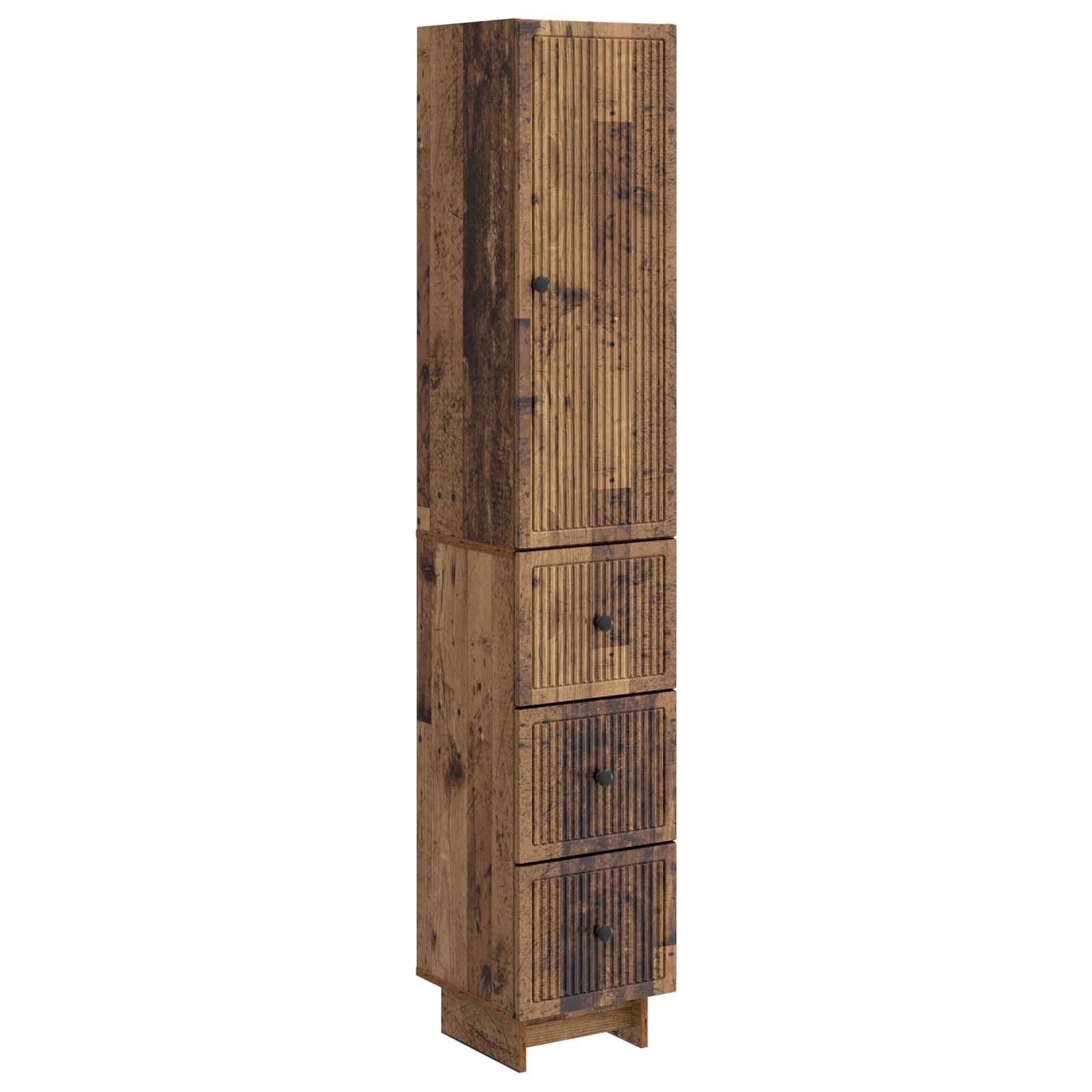 Σέτ Ντουλαπιών 2 pcs Παλαιωμένο ξύλο 33 x 34,5 x 90 εκ - Pakobazaar