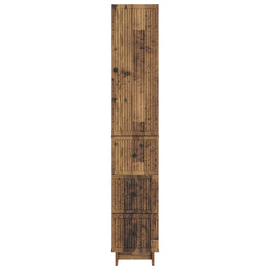Σέτ Ντουλαπιών 2 pcs Παλαιωμένο ξύλο 33 x 34,5 x 90 εκ - Pakobazaar