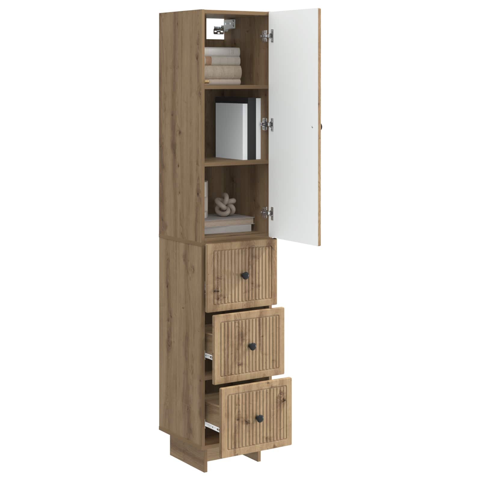 Σέτ Ντουλαπιών 2 pcs 33 x 34,5 x 90 εκ Επεξεργασμένο Ξύλο - Pakobazaar