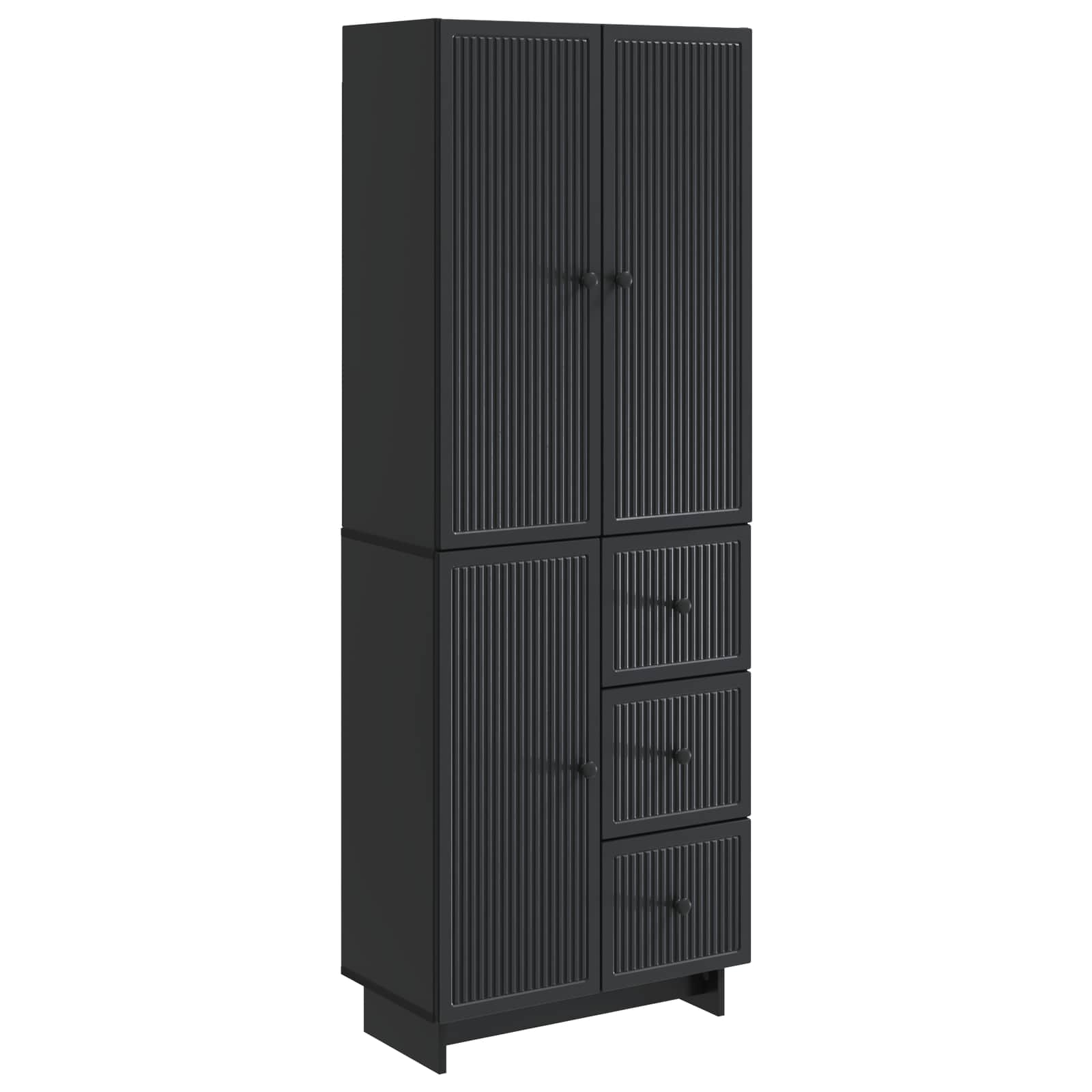 Σέτ Ντουλαπιών 2 pcs 66 x 34,5 x 90 εκ Επεξεργασμένο Ξύλο - Pakobazaar