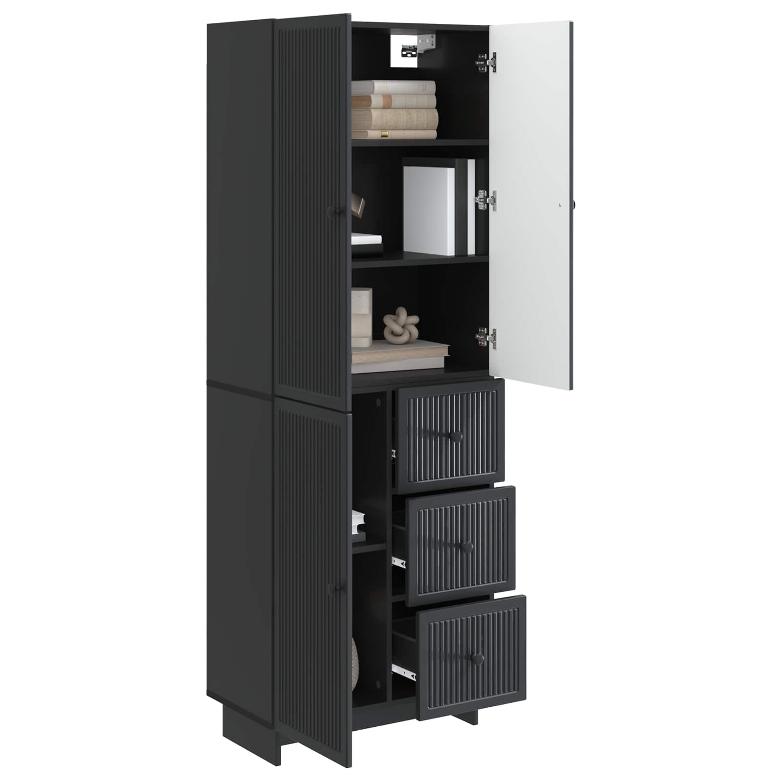 Σέτ Ντουλαπιών 2 pcs 66 x 34,5 x 90 εκ Επεξεργασμένο Ξύλο - Pakobazaar