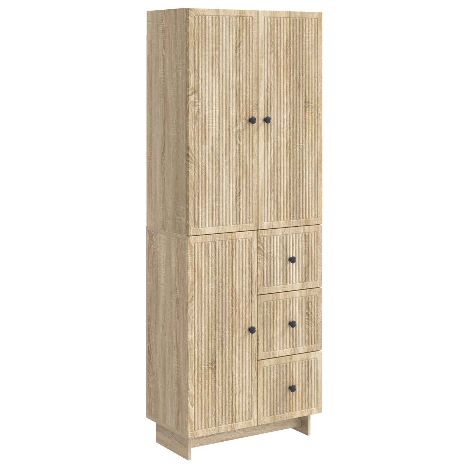 Σέτ Ντουλαπιών 2 pcs 66 x 34,5 x 90 εκ Επεξεργασμένο Ξύλο - Pakobazaar