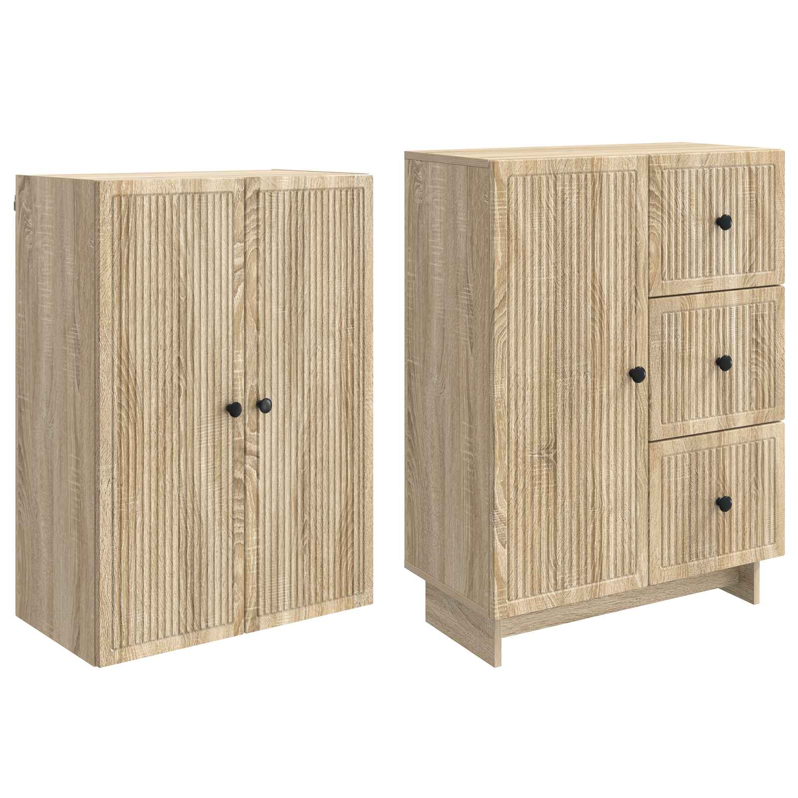 Σέτ Ντουλαπιών 2 pcs 66 x 34,5 x 90 εκ Επεξεργασμένο Ξύλο - Pakobazaar