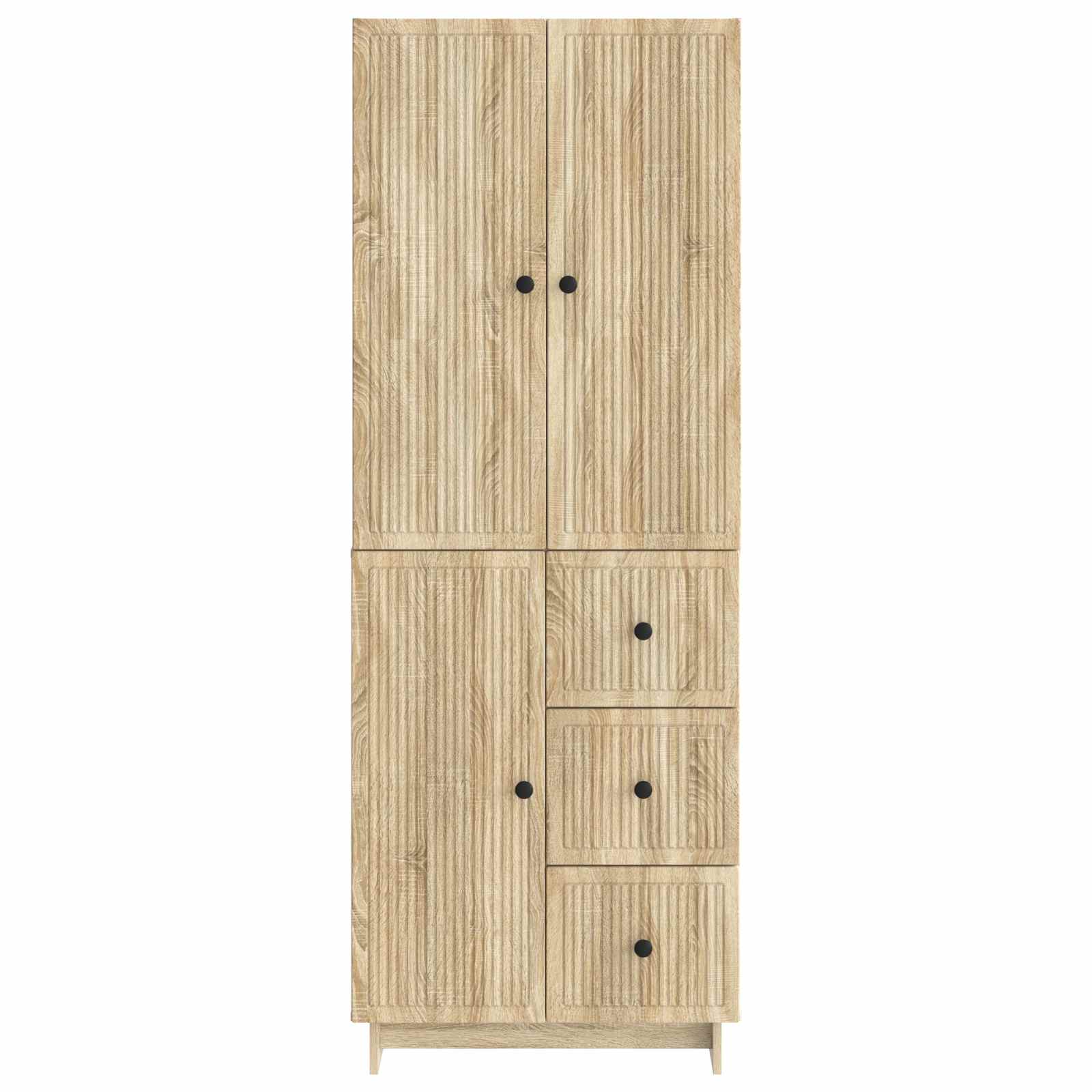 Σέτ Ντουλαπιών 2 pcs 66 x 34,5 x 90 εκ Επεξεργασμένο Ξύλο - Pakobazaar