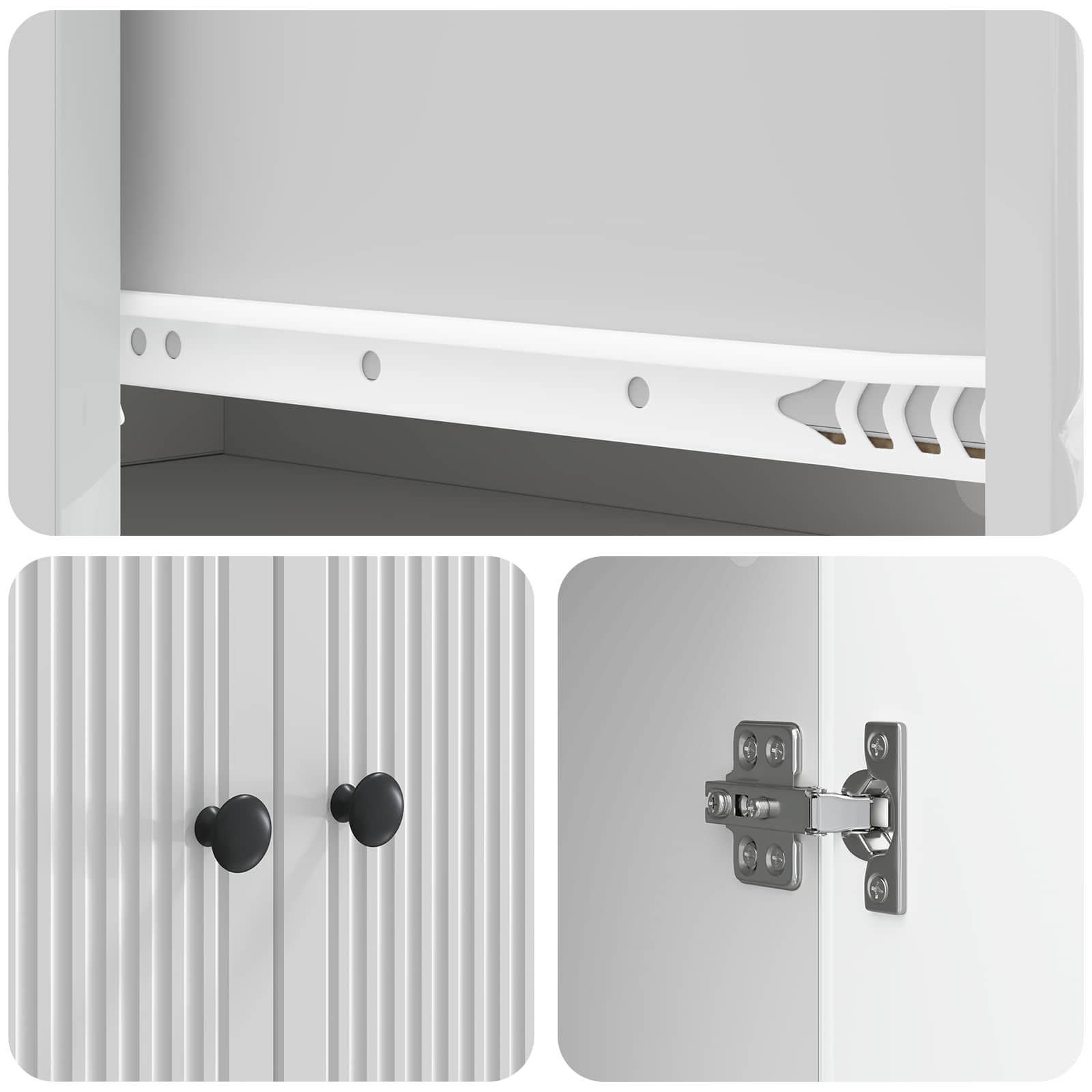 Σέτ Ντουλαπιών 2 pcs 66 x 34,5 x 90 εκ Επεξεργασμένο Ξύλο - Pakobazaar