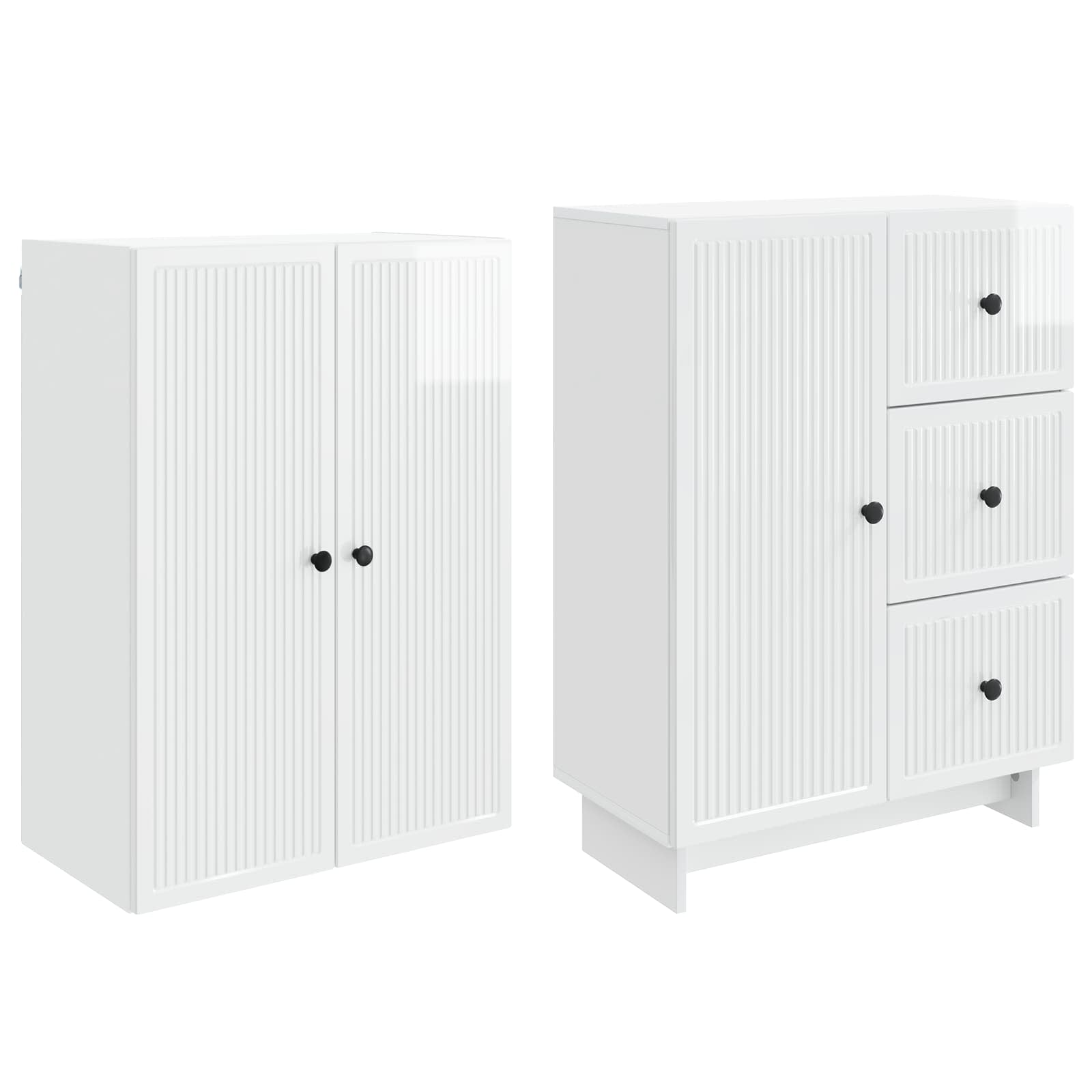 Σέτ Ντουλαπιών 2 pcs 66 x 34,5 x 90 εκ Επεξεργασμένο Ξύλο - Pakobazaar