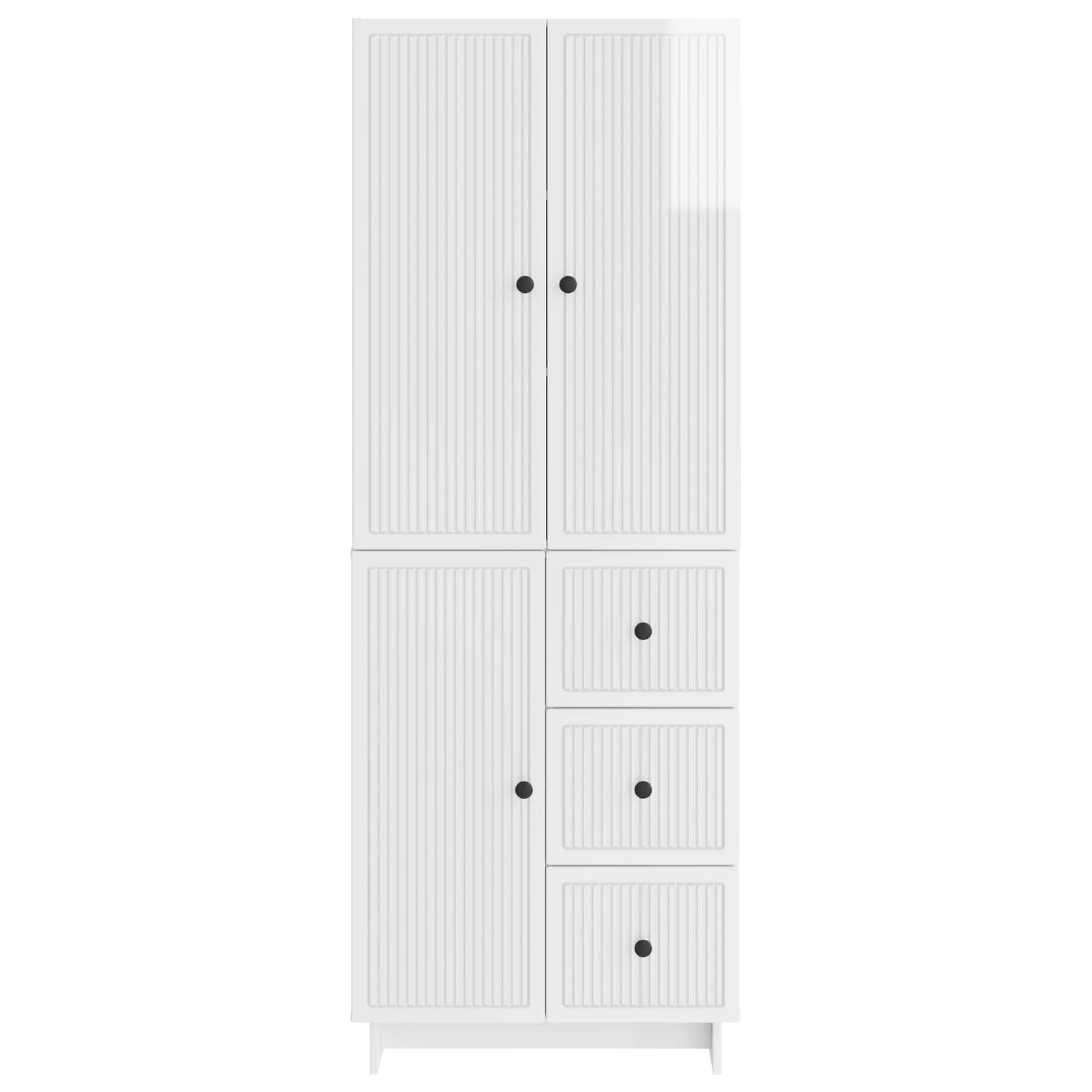 Σέτ Ντουλαπιών 2 pcs 66 x 34,5 x 90 εκ Επεξεργασμένο Ξύλο - Pakobazaar