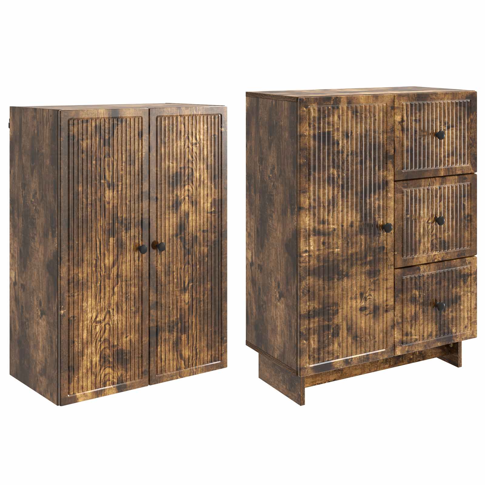 Σέτ Ντουλαπιών 2 pcs 66 x 34,5 x 90 εκ Επεξεργασμένο Ξύλο - Pakobazaar