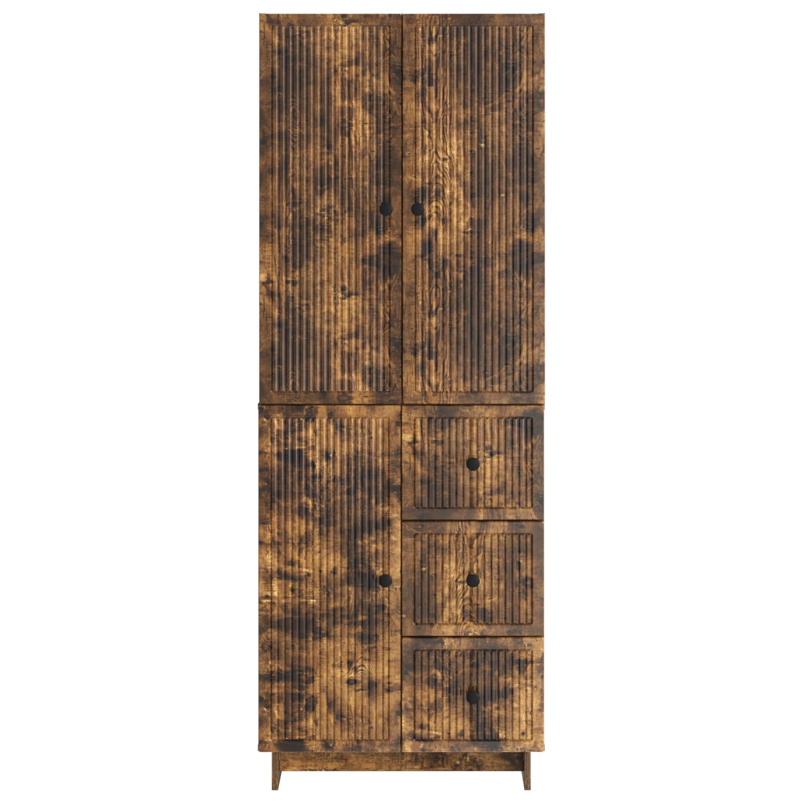 Σέτ Ντουλαπιών 2 pcs 66 x 34,5 x 90 εκ Επεξεργασμένο Ξύλο - Pakobazaar