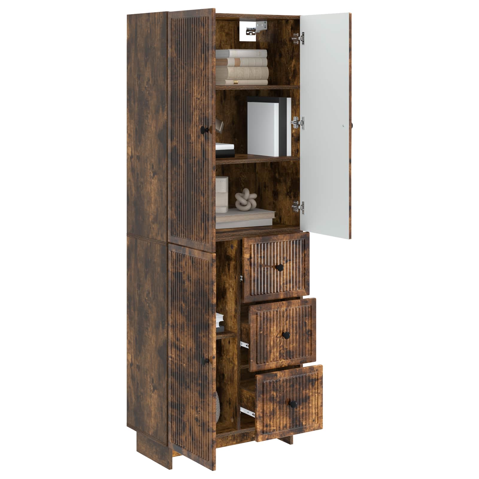 Σέτ Ντουλαπιών 2 pcs 66 x 34,5 x 90 εκ Επεξεργασμένο Ξύλο - Pakobazaar