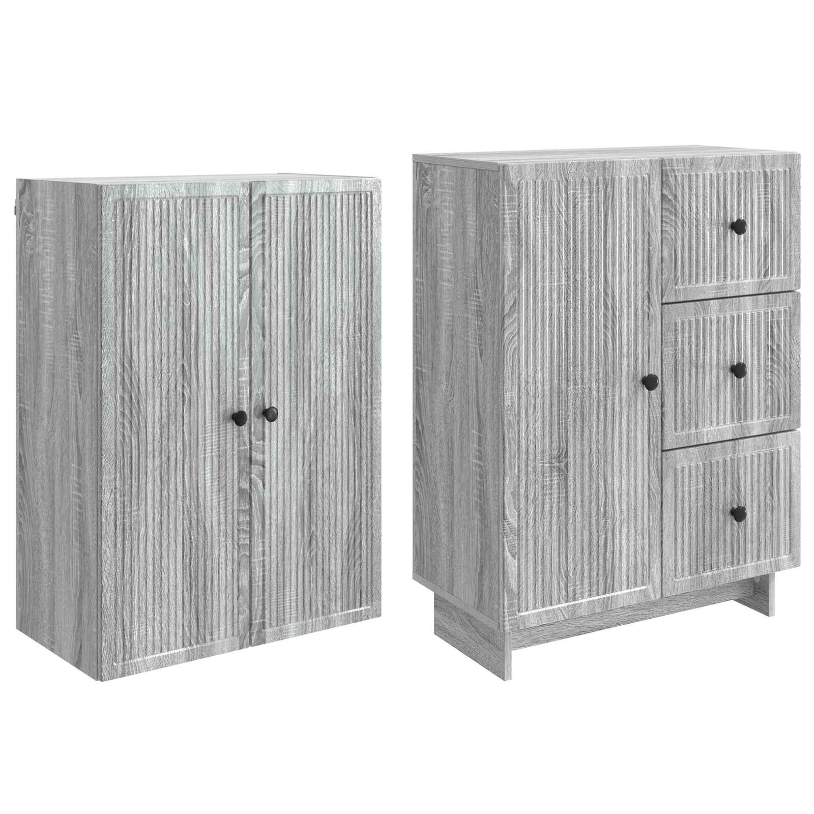 Σέτ Ντουλαπιών 2 pcs 66 x 34,5 x 90 εκ Επεξεργασμένο Ξύλο - Pakobazaar
