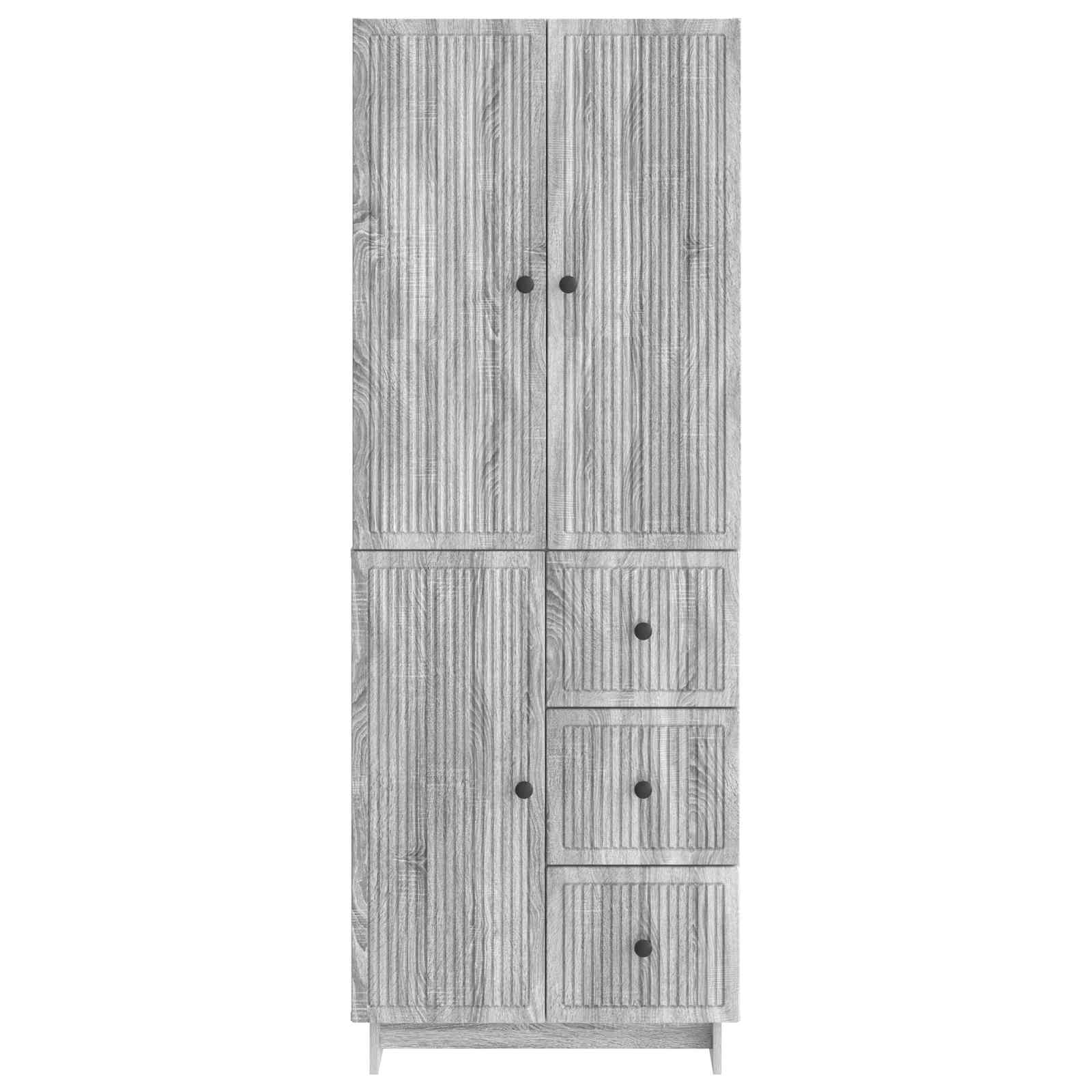 Σέτ Ντουλαπιών 2 pcs 66 x 34,5 x 90 εκ Επεξεργασμένο Ξύλο - Pakobazaar