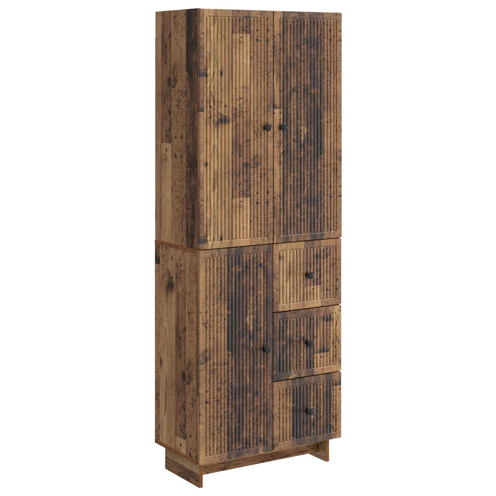 Σέτ Ντουλαπιών 2 pcs 66 x 34,5 x 90 εκ Επεξεργασμένο Ξύλο - Pakobazaar