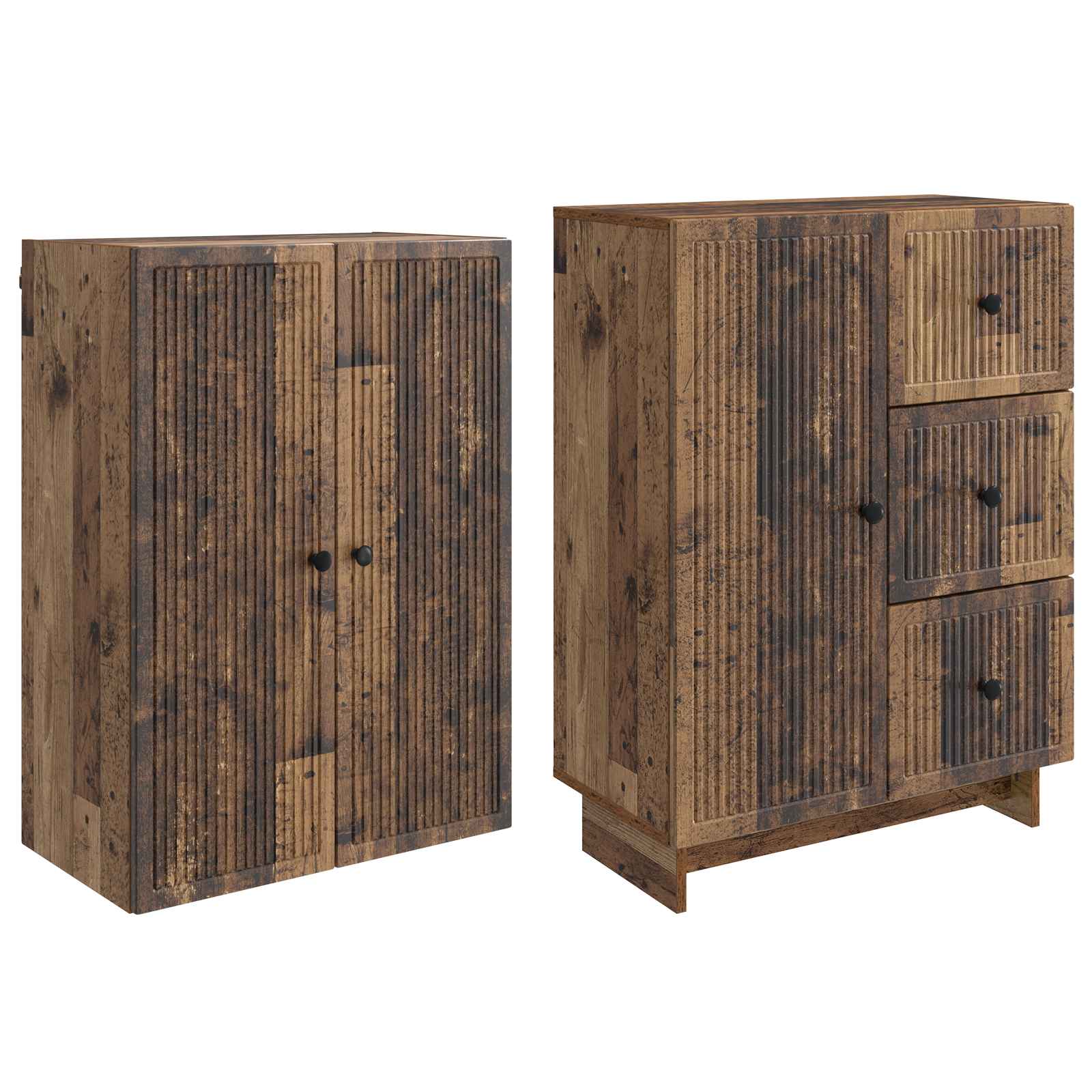 Σέτ Ντουλαπιών 2 pcs 66 x 34,5 x 90 εκ Επεξεργασμένο Ξύλο - Pakobazaar