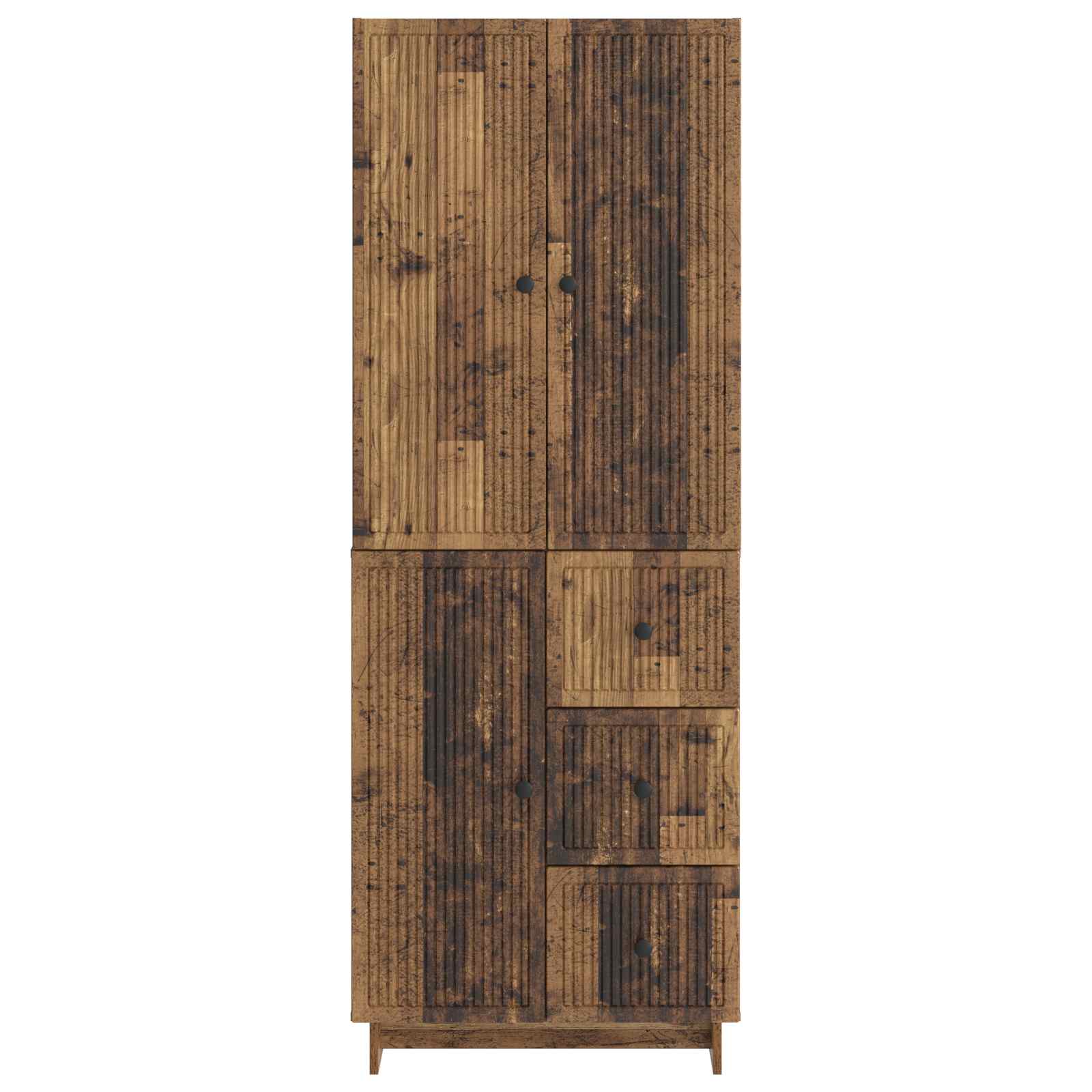 Σέτ Ντουλαπιών 2 pcs 66 x 34,5 x 90 εκ Επεξεργασμένο Ξύλο - Pakobazaar