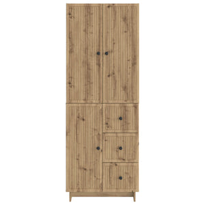 Σέτ Ντουλαπιών 2 pcs 66 x 34,5 x 90 εκ Επεξεργασμένο Ξύλο - Pakobazaar