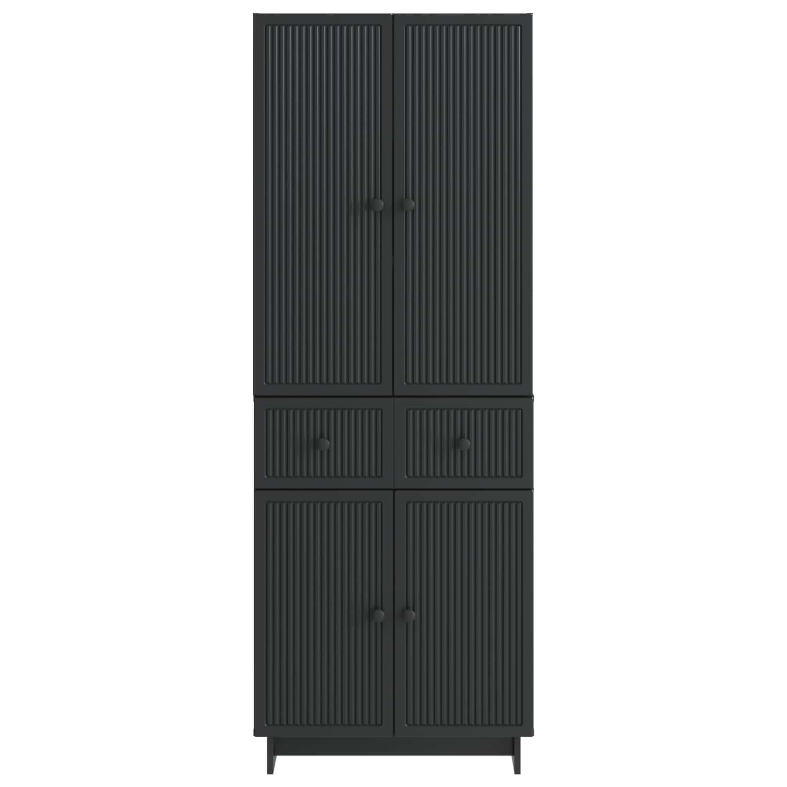 Σέτ Ντουλαπιών 2 pcs 66 x 34,5 x 90 εκ Επεξεργασμένο Ξύλο - Pakobazaar