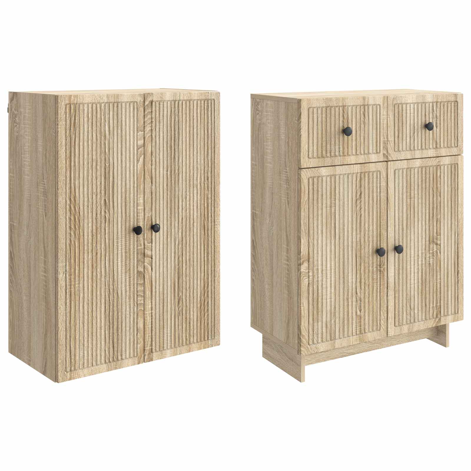 Σέτ Ντουλαπιών 2 pcs 66 x 34,5 x 90 εκ Επεξεργασμένο Ξύλο - Pakobazaar