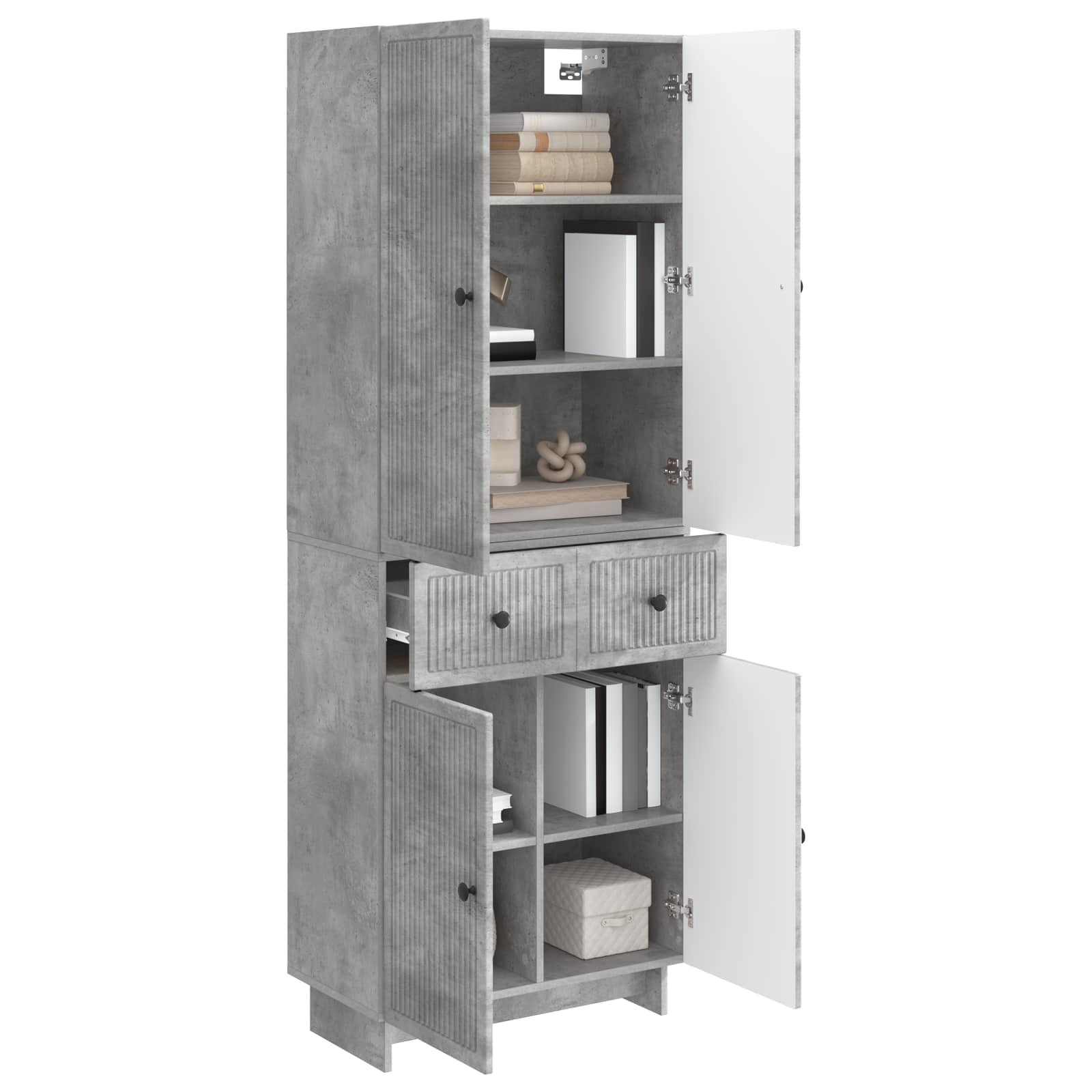 Σέτ Ντουλαπιών 2 pcs 66 x 34,5 x 90 εκ Επεξεργασμένο Ξύλο - Pakobazaar