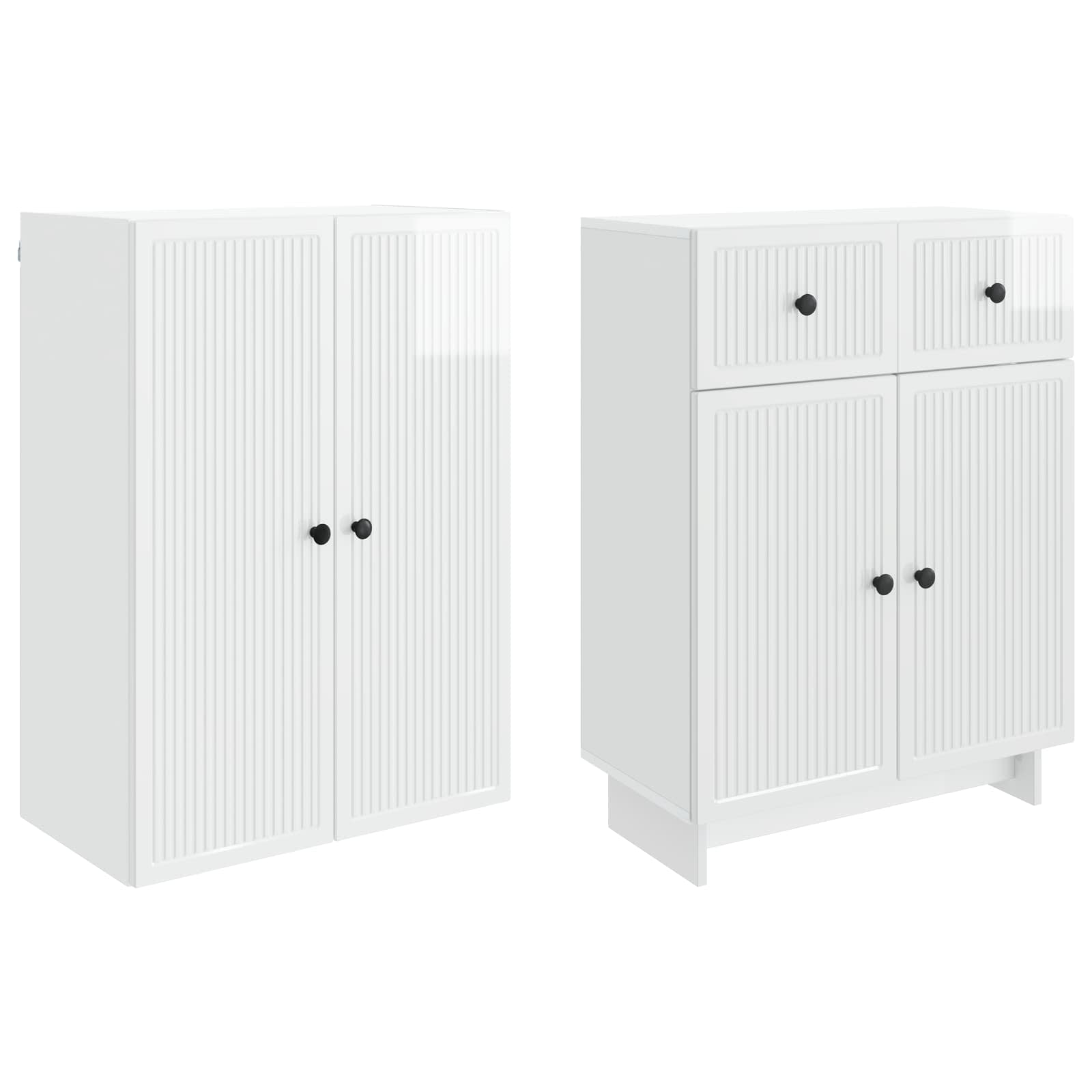 Σέτ Ντουλαπιών 2 pcs 66 x 34,5 x 90 εκ Επεξεργασμένο Ξύλο - Pakobazaar